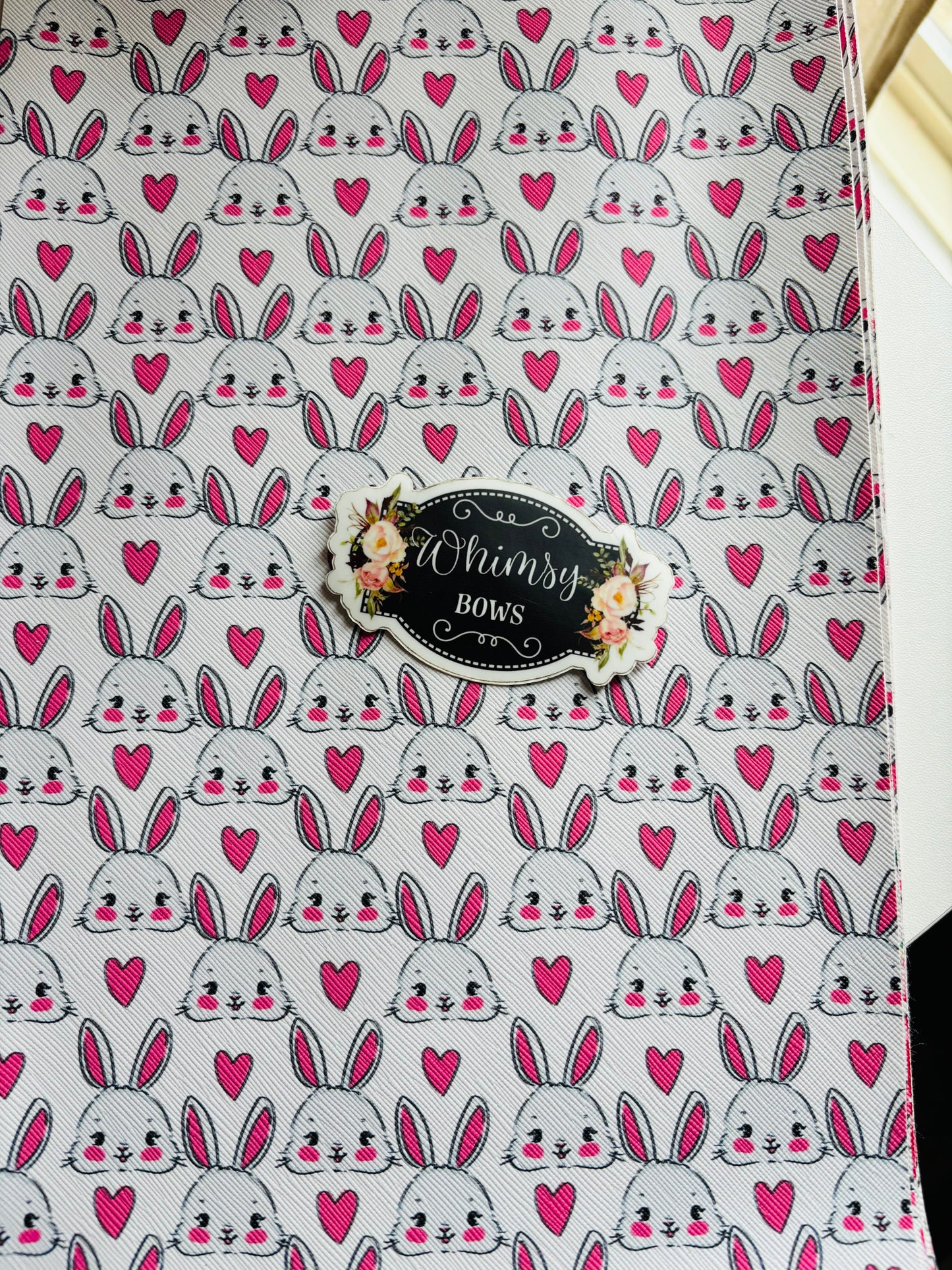 EASTER BUNNY FAUX sheet 7.9 by 12.9 inches
