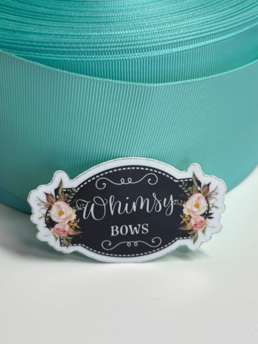 2.25 INCH SOLID AQUA 3 YARD ROLL $2