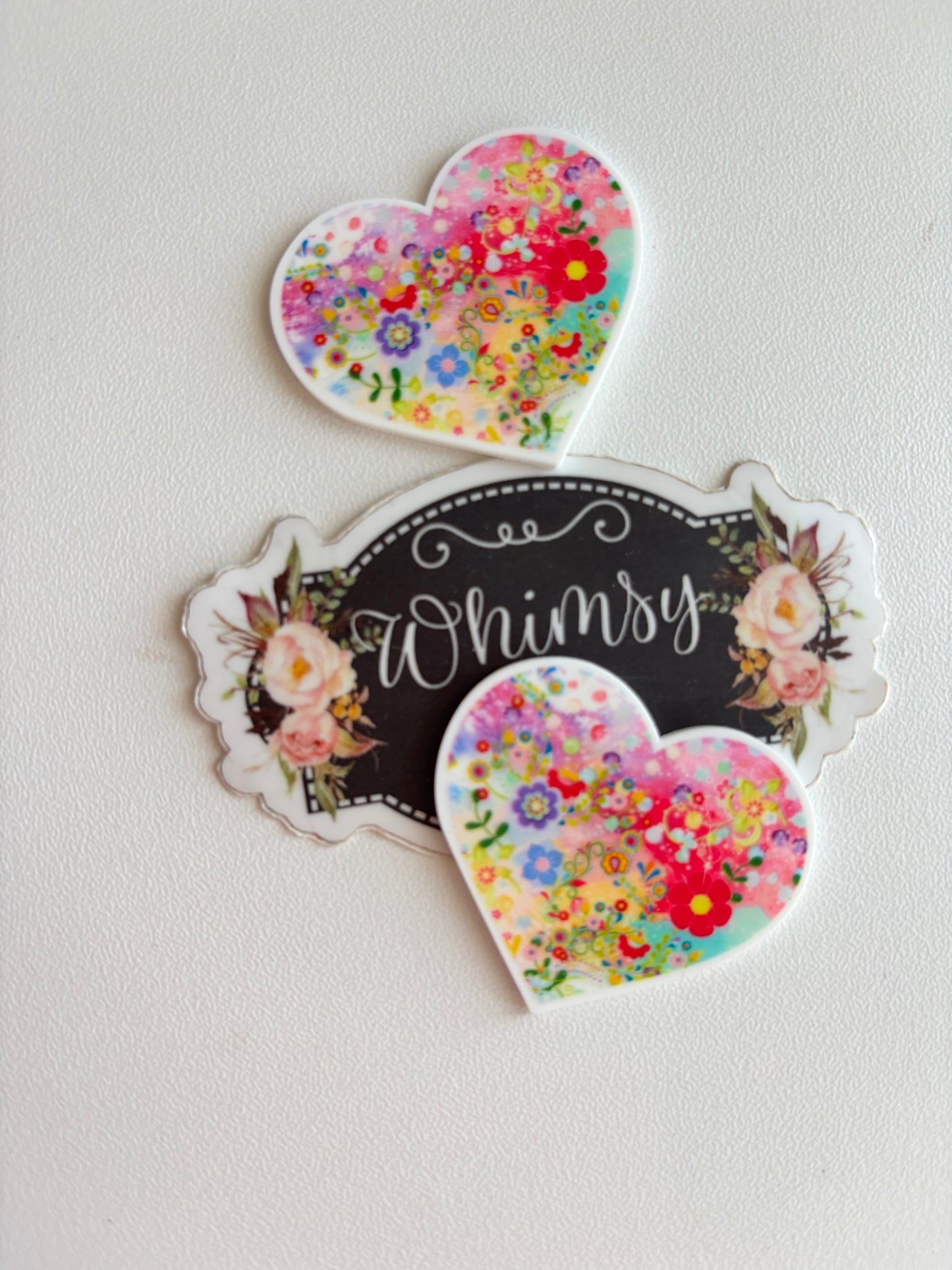 FLOWER HEART RESIN SMALL