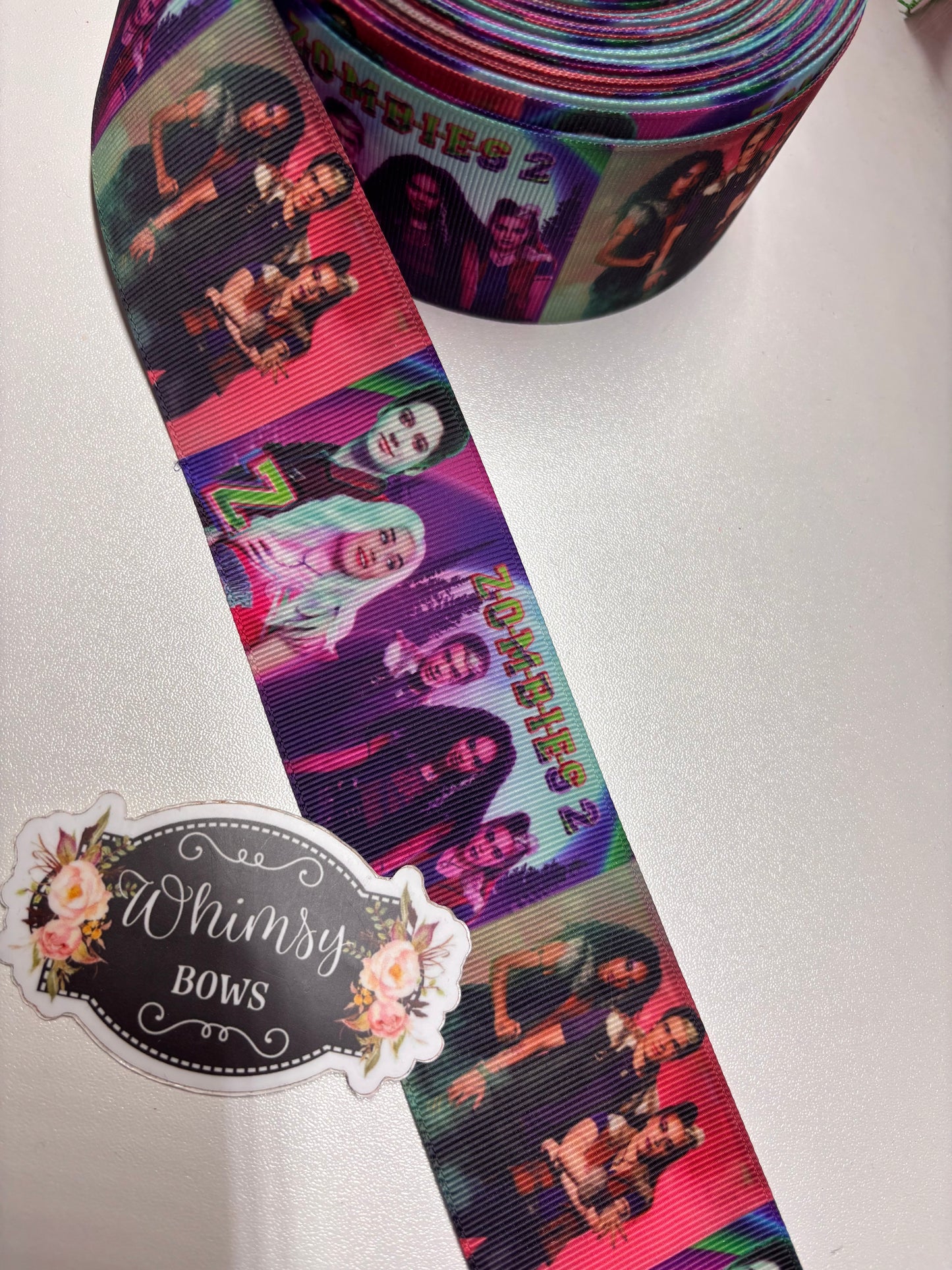 ZOMBIES 2 inch Ribbon size