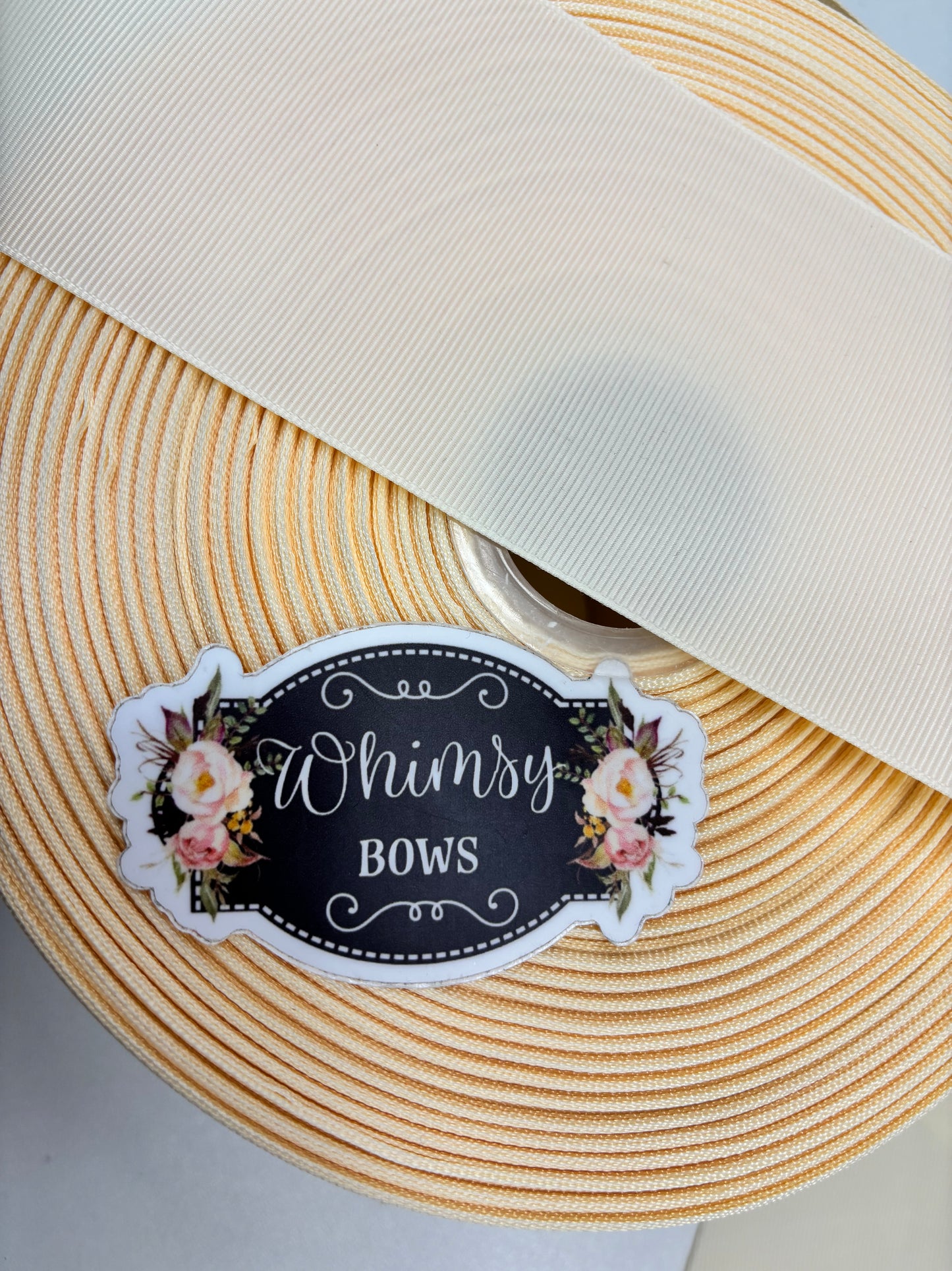 2 INCH CREAM 3 YARD ROLL $1.25