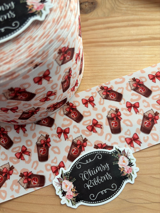 2 INCH - 7 BREW CHEETAH/LEOPARD PRINT - 1 yard
