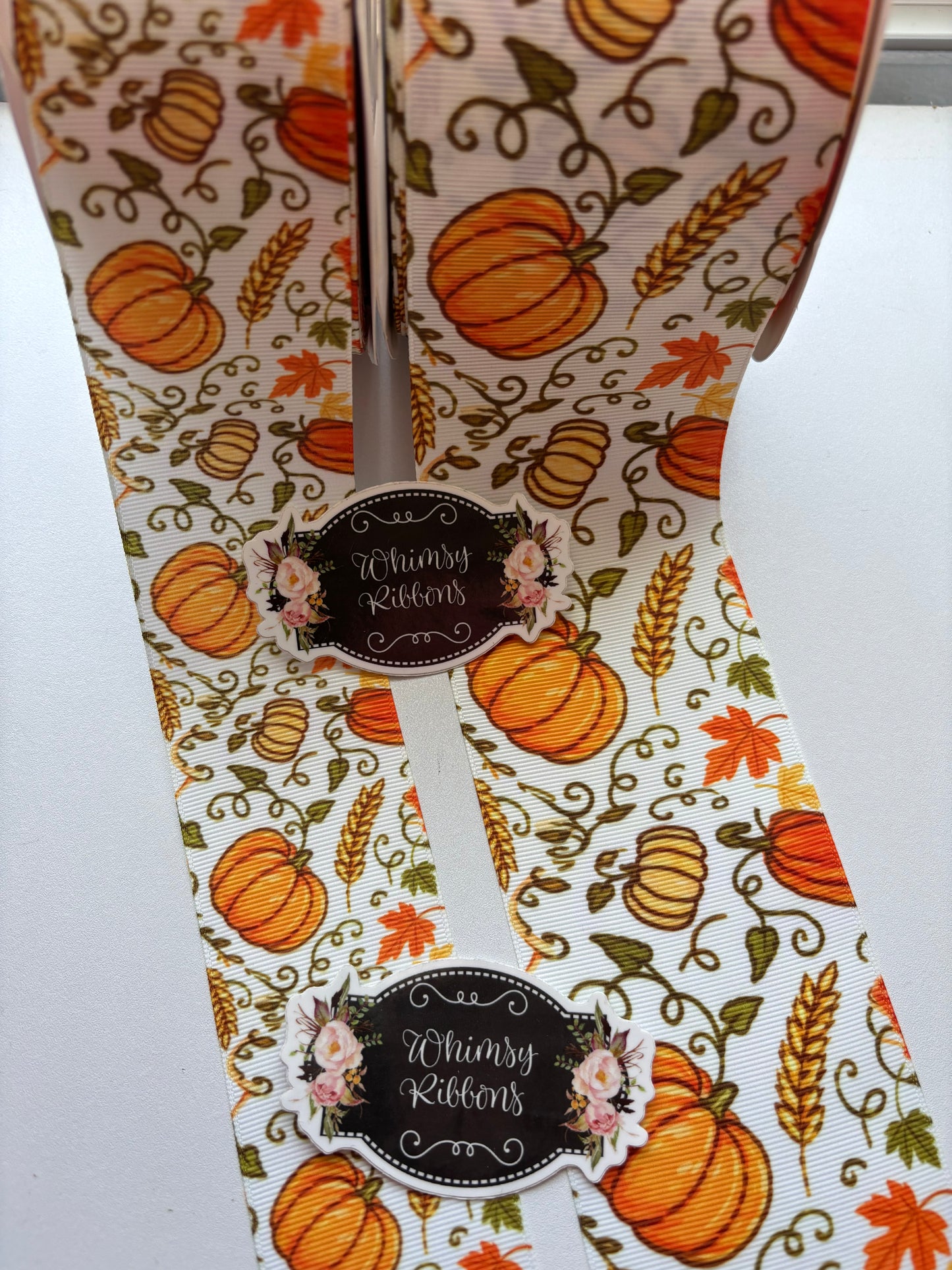 2 INCH - FALL PUMPKINS - 1 yard