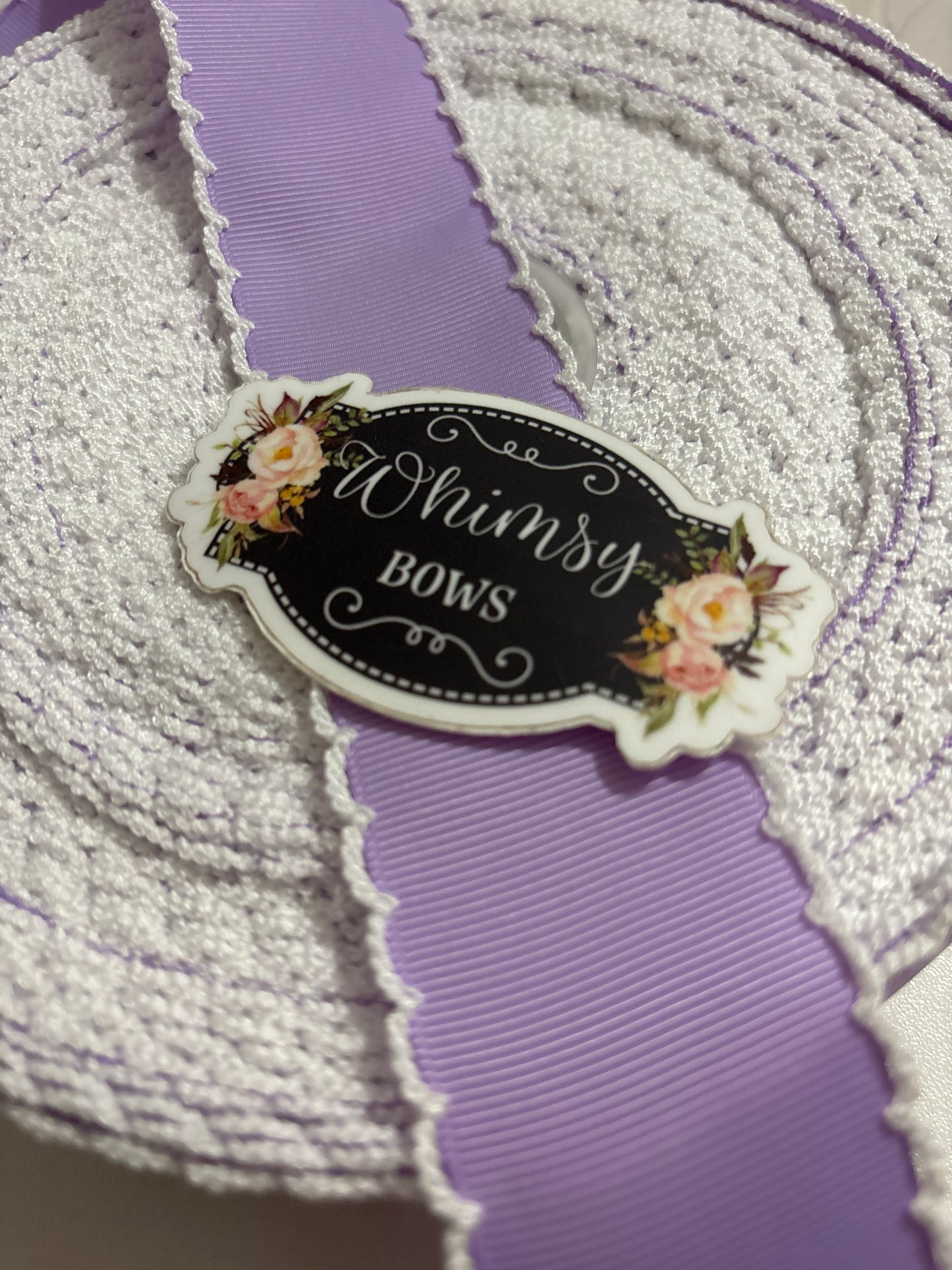 1.5. LIGHT ORCHID w white MOONSTITCHING