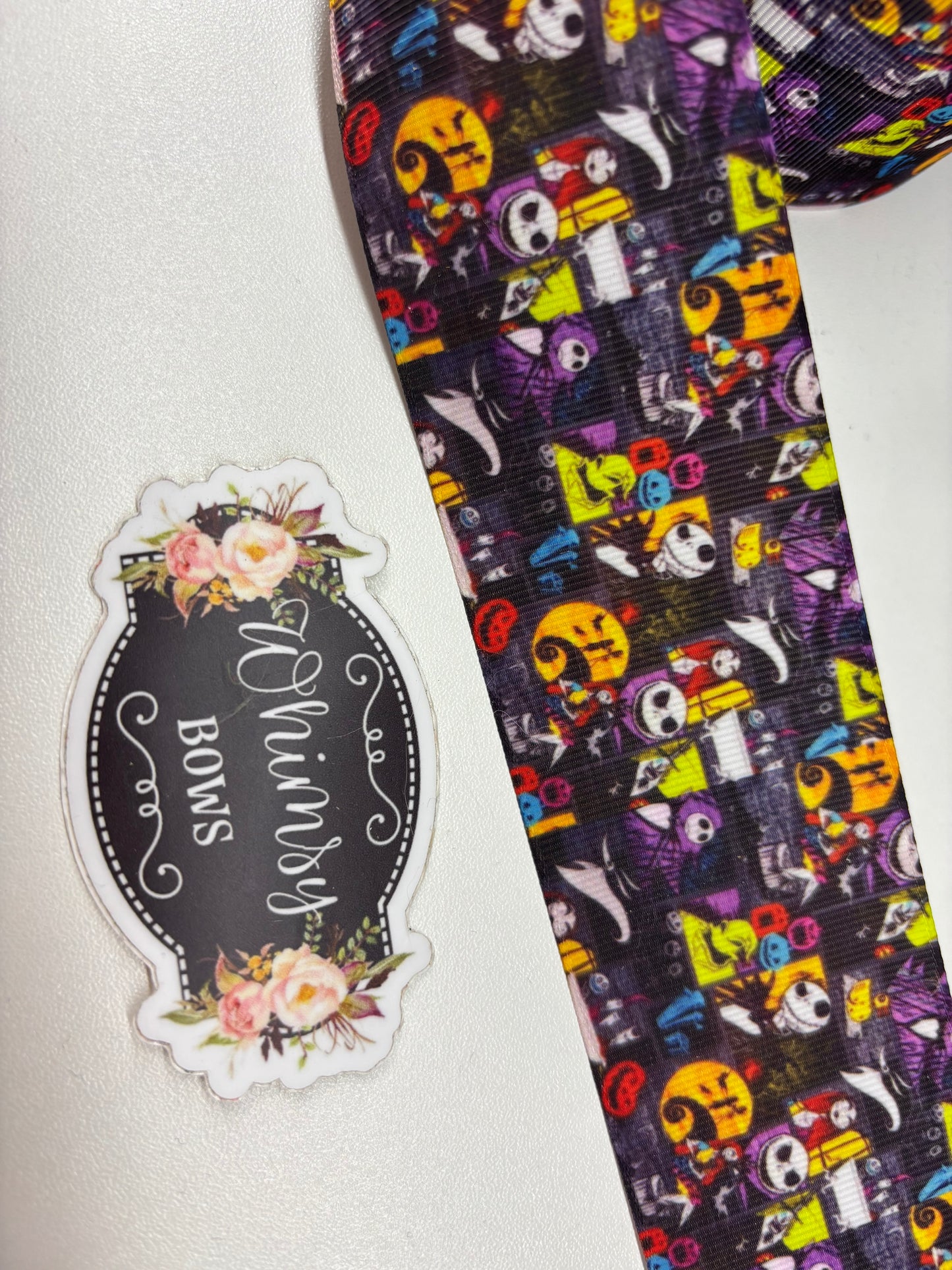 Jack nightmare before Christmas group 2 inch Ribbon