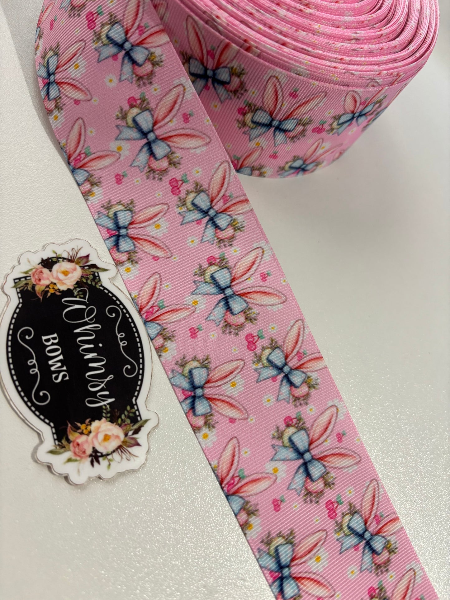 BUNNY EARS EASTER 2 inch Ribbon