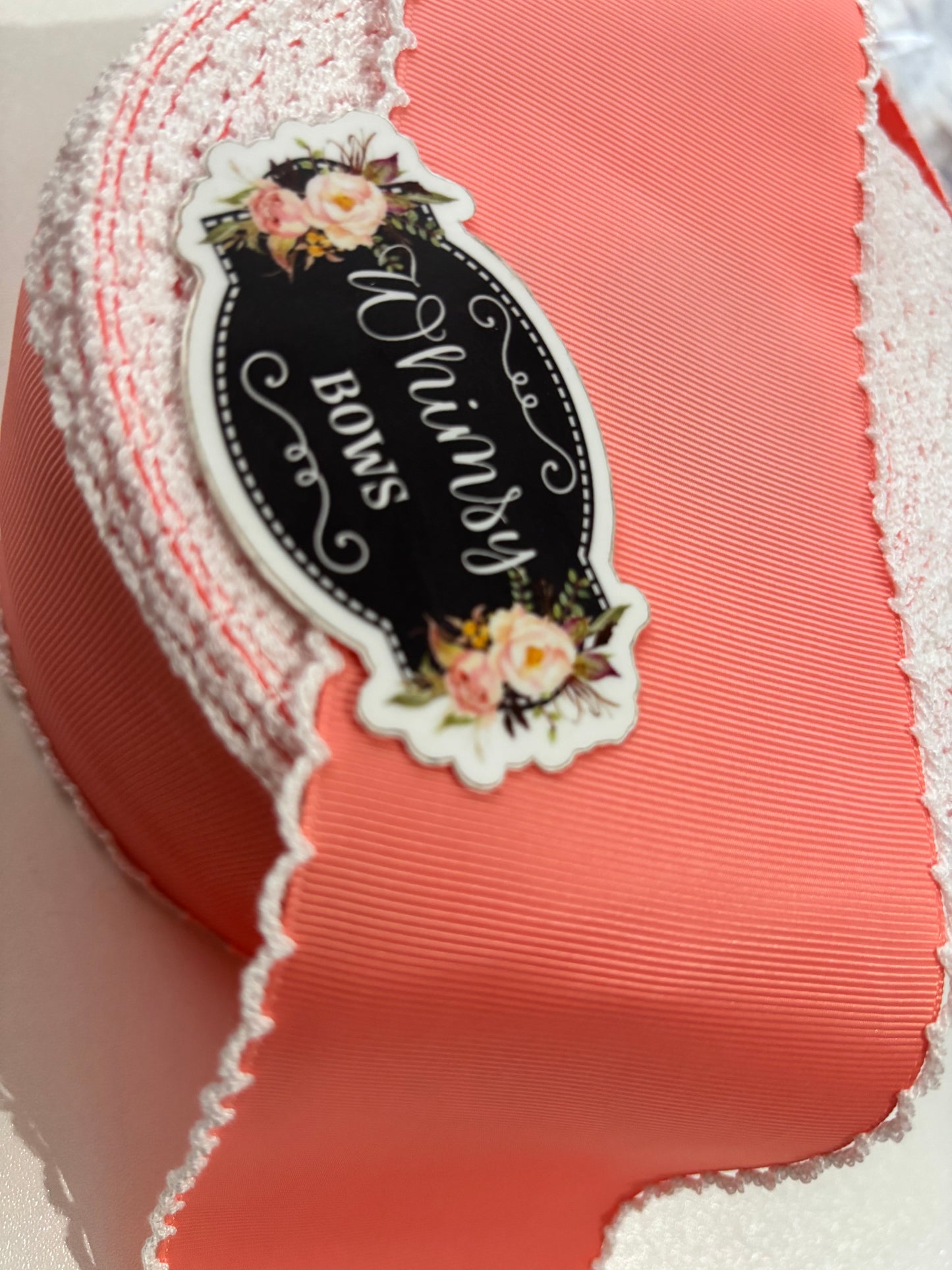 1.5. CORAL WITH WHITE MOONSTITCHING