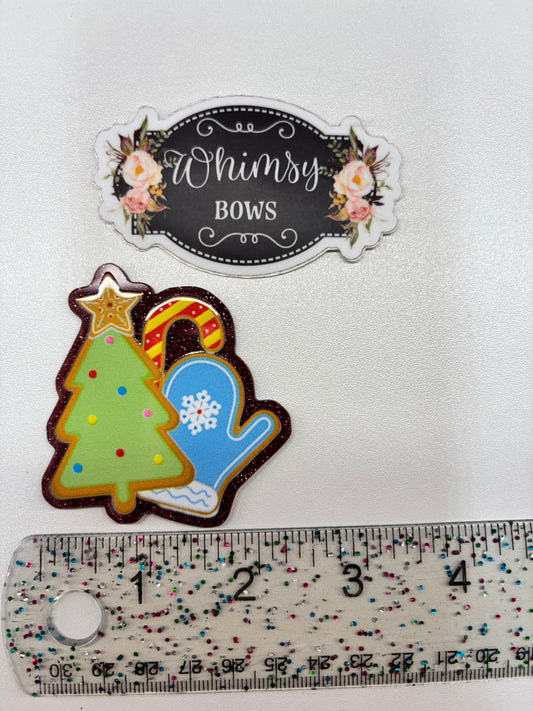 HOLIDAY COOKIES GLITTER Large Resin