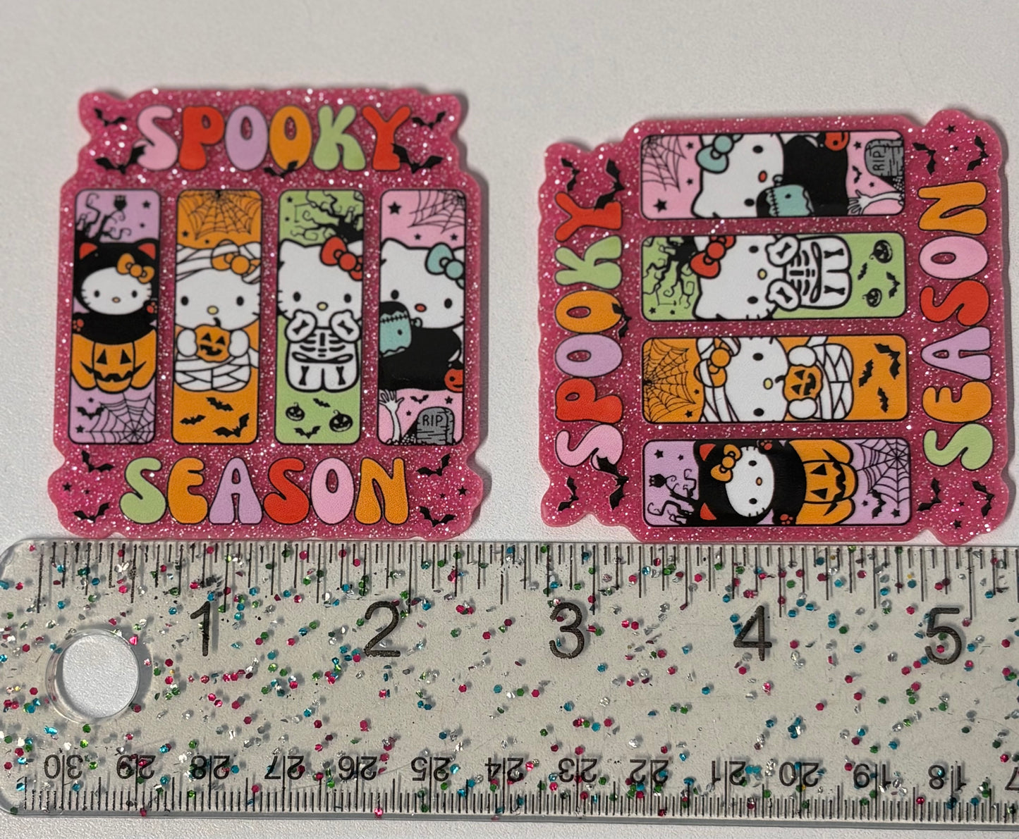 HK HALLOWEEN GLITTER Large Resin