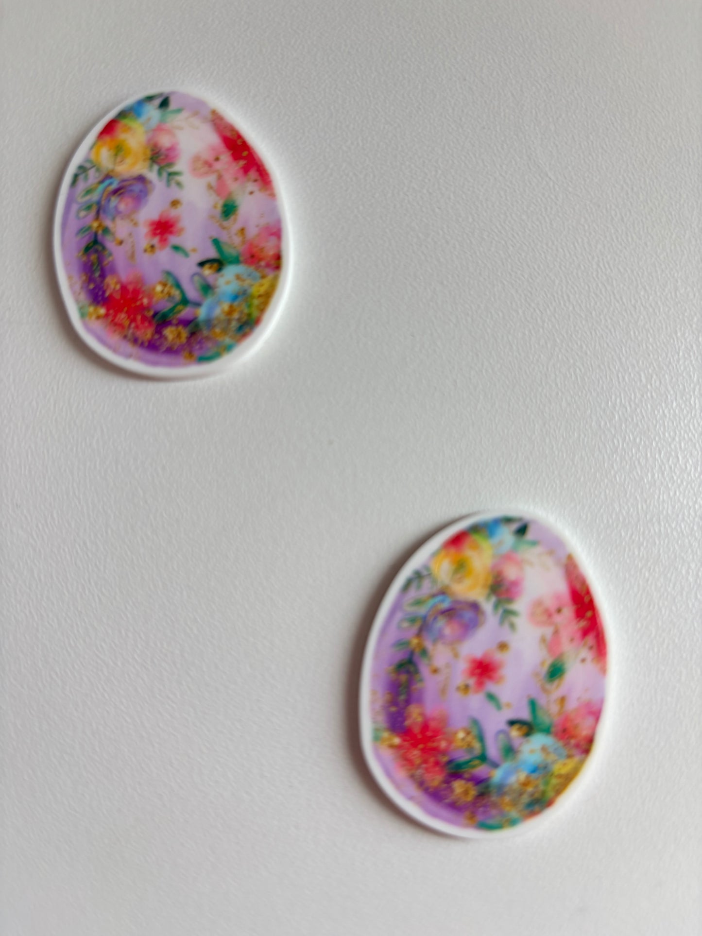 EASTER EGG FLORAL RESIN SMALL