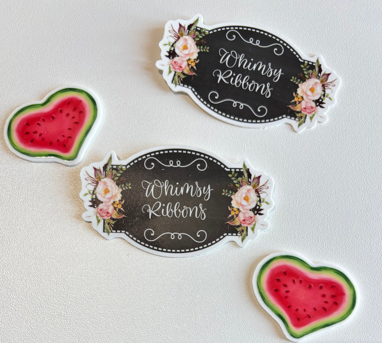 WATERMELON HEART SMALL RESIN