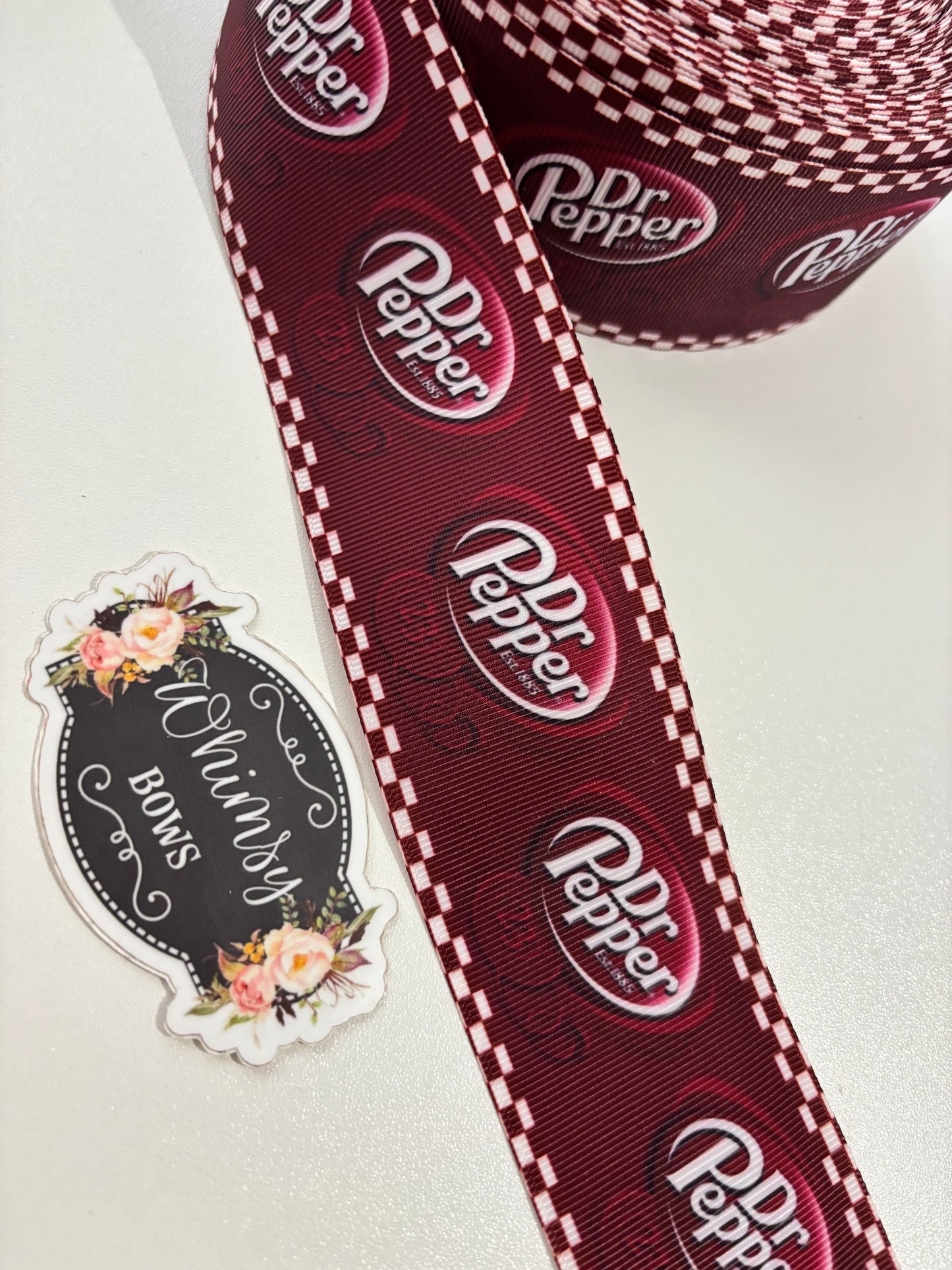 DR PEPPER RIBBON 2 inch Ribbon
