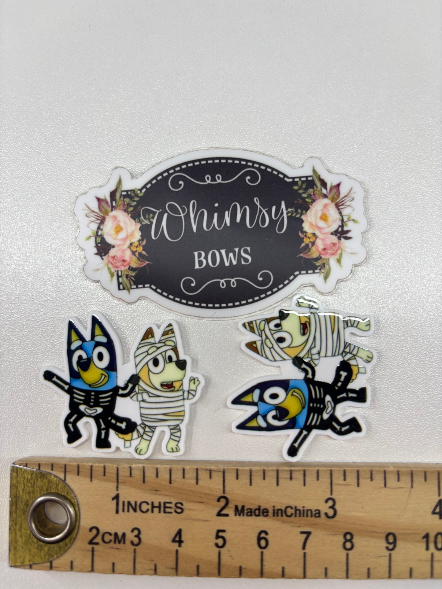 Bluey halloween small Resin