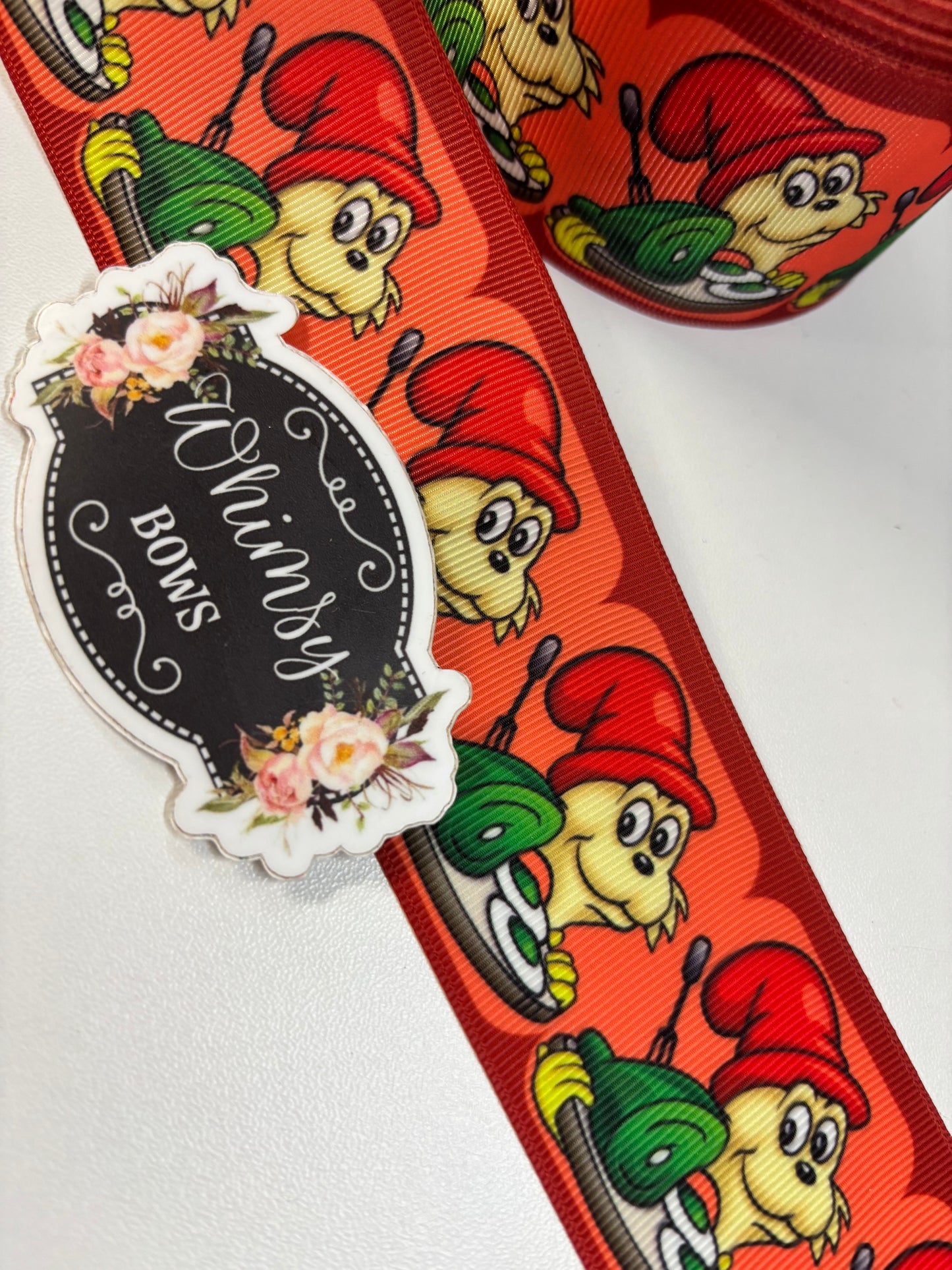 2 Inch Green eggs and ham - Dr Seuss ribbon