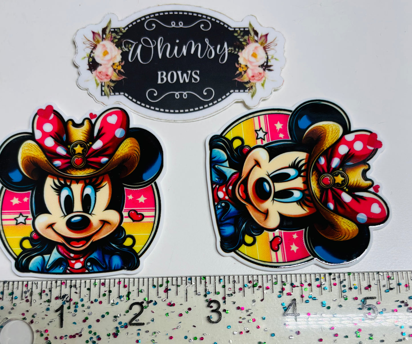 MINNIE MOUSE COWGIRL Large Resin