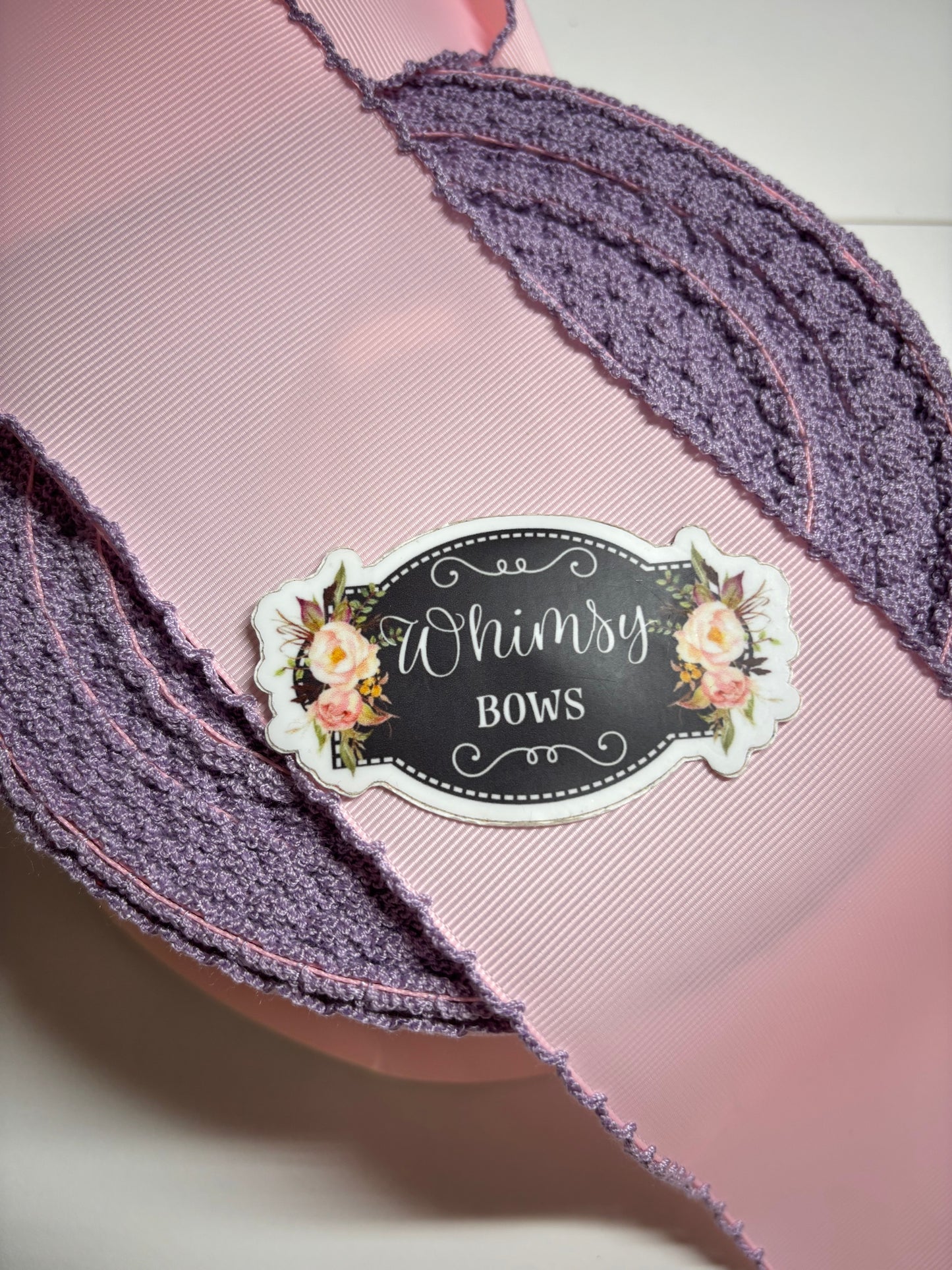 1.5. LIGHT PINK W ORCHID STITCHING