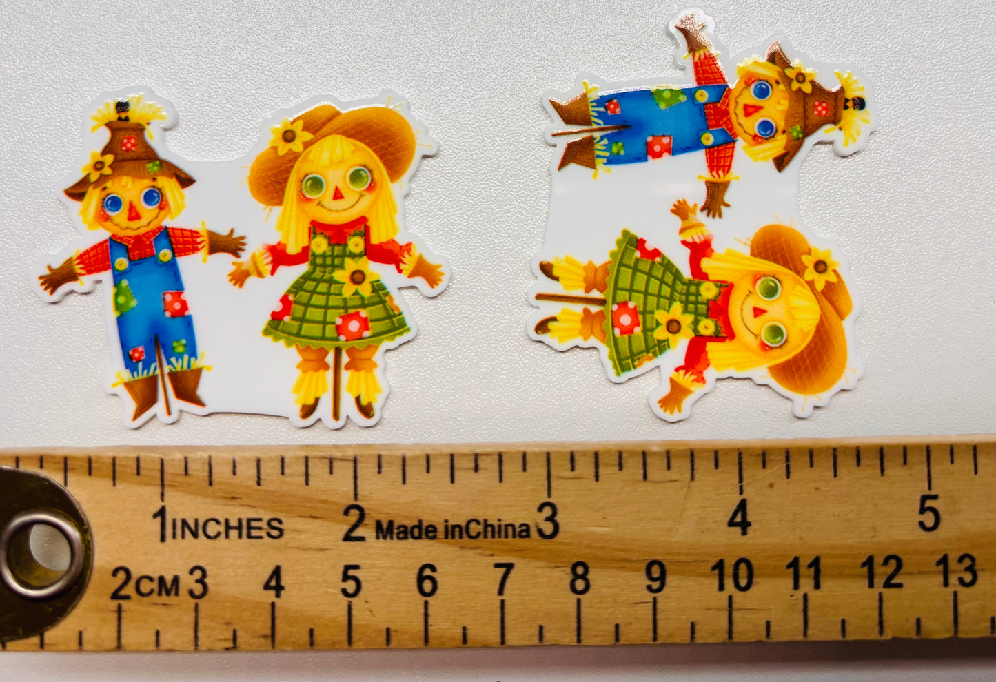 Scarecrow cute couple Large Resin