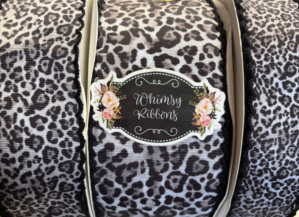 GREY CHEETAH MOONSTITCH - choose yards and sizes