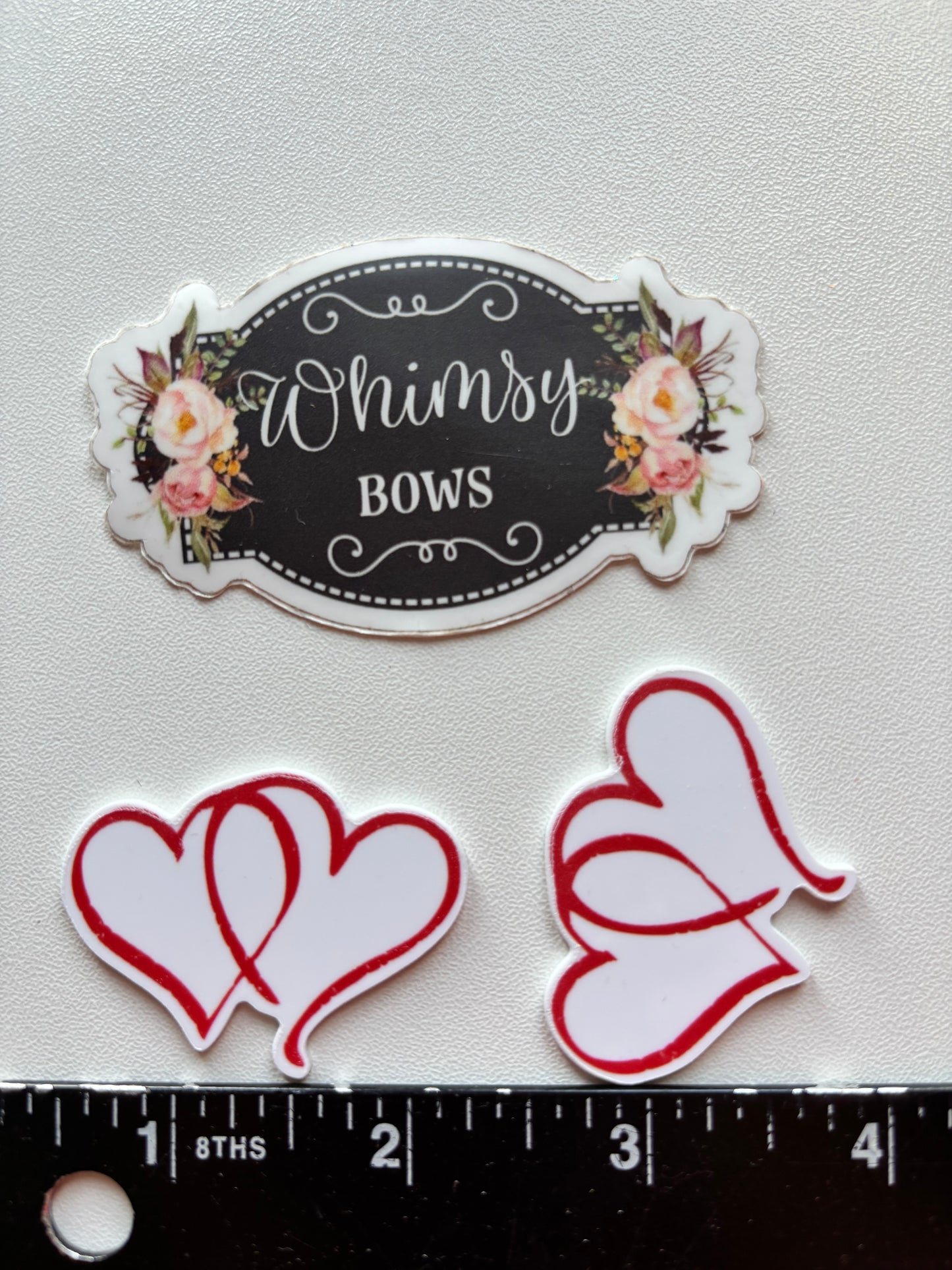 DOUBLE HEARTS RESIN SMALL