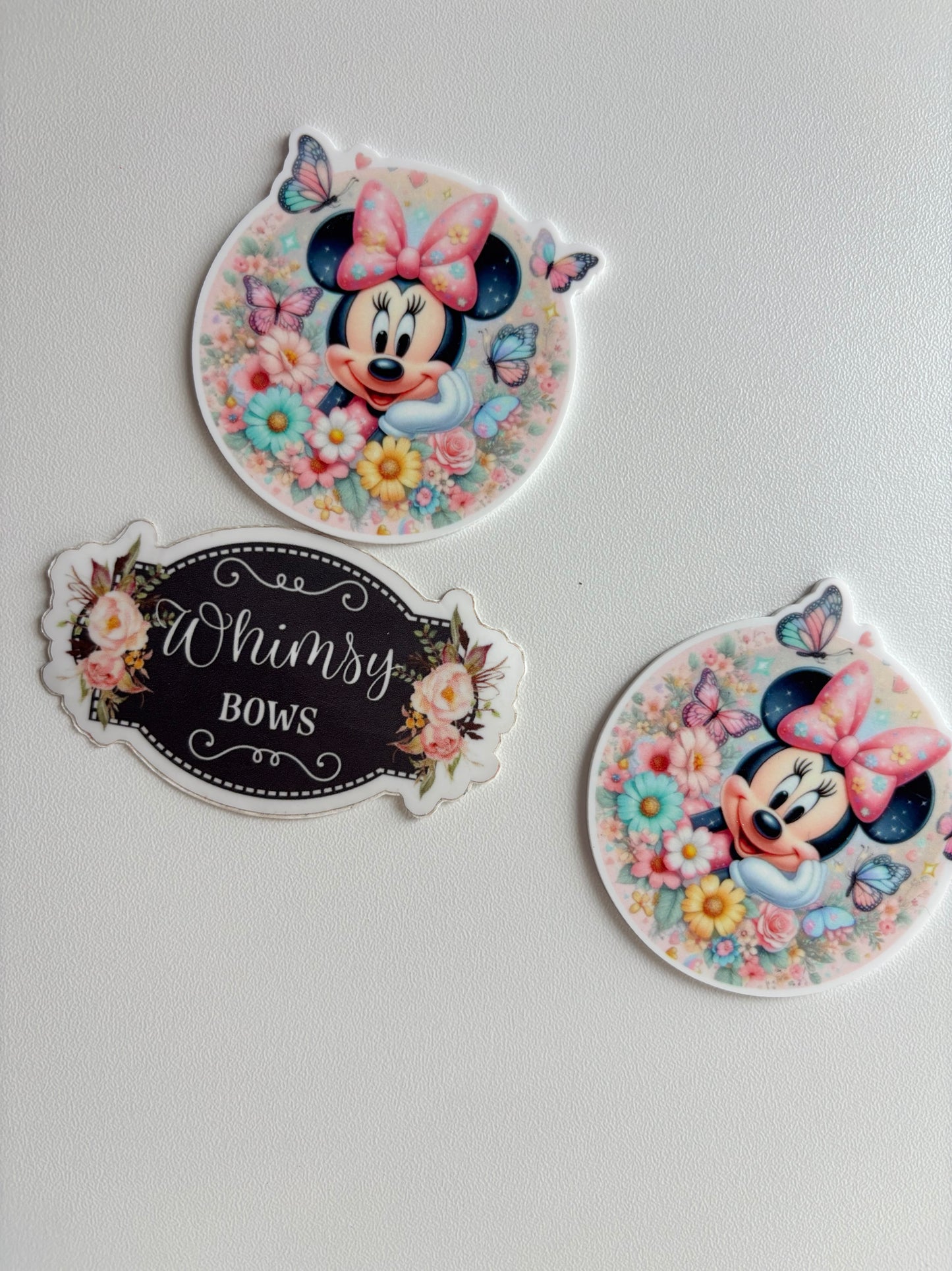 MINNIE MOUSE FLORAL LARGE RESIN -