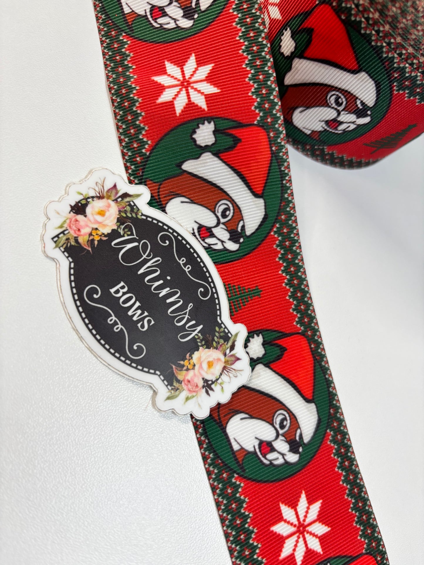 2inch BUC-EES Holiday ribbon