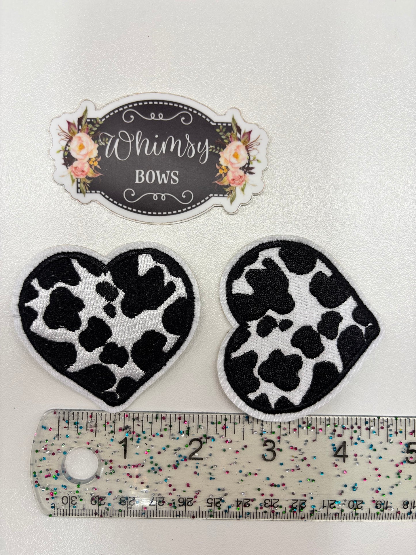 COW PRINT PATCH - bow center