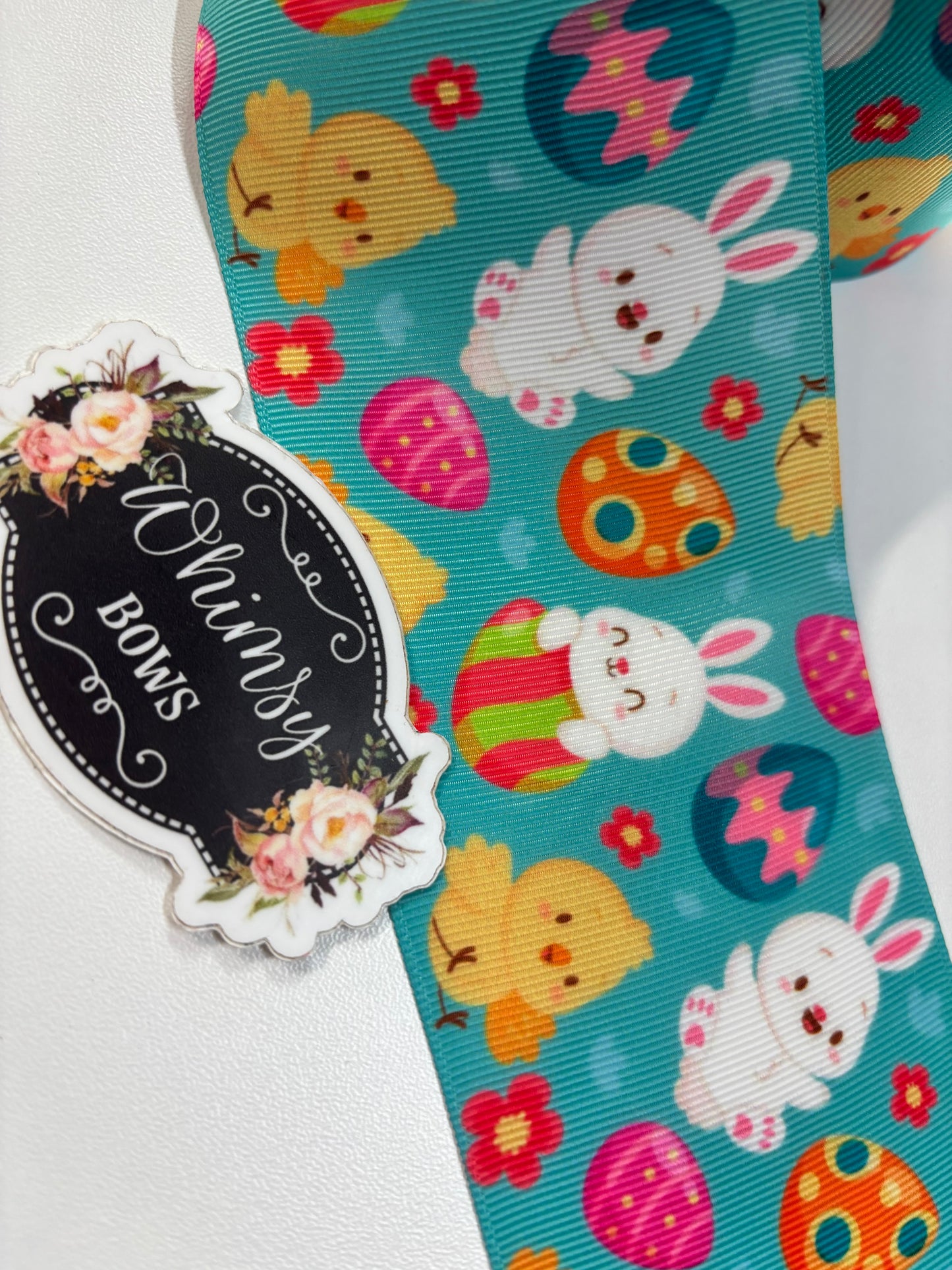 CUTE EASTER 3 inch GROSGRAIN RIBBON