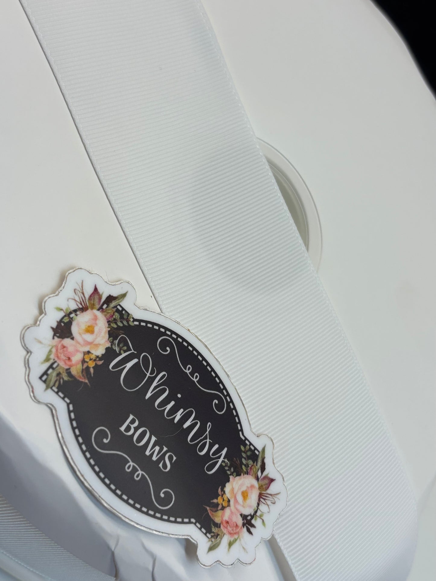 2 INCH SOLID WHITE 3 YARD ROLL $1.25