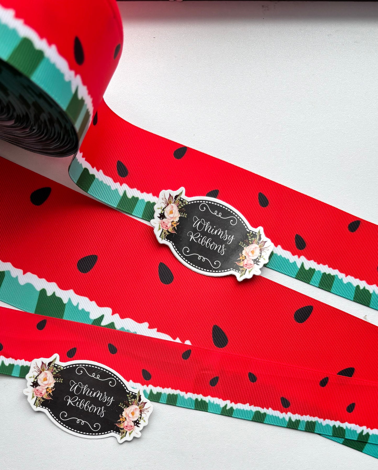 1.5 INCH WATERMELON RIBBON