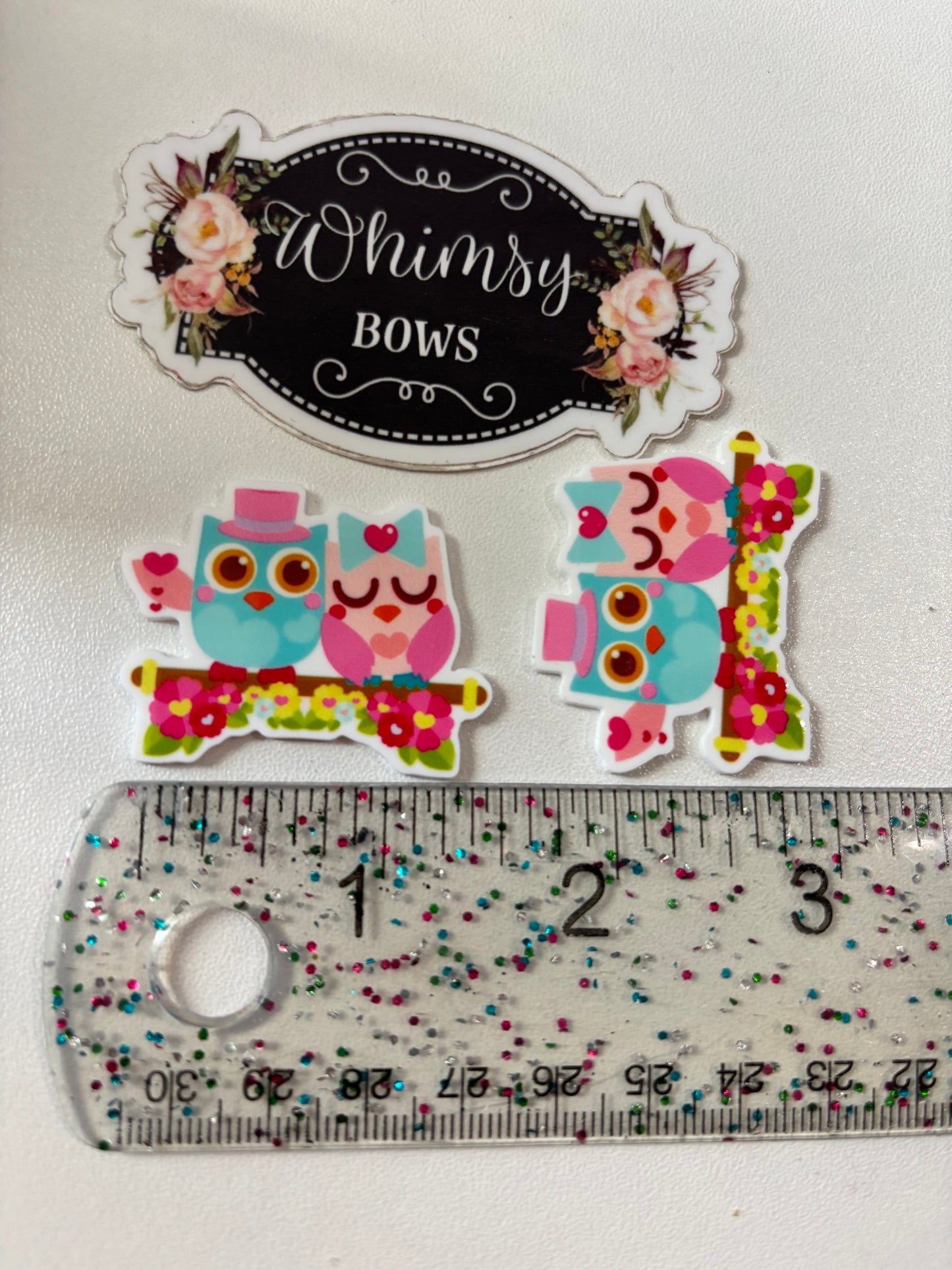 OWL VALENTINES RESIN SMALL