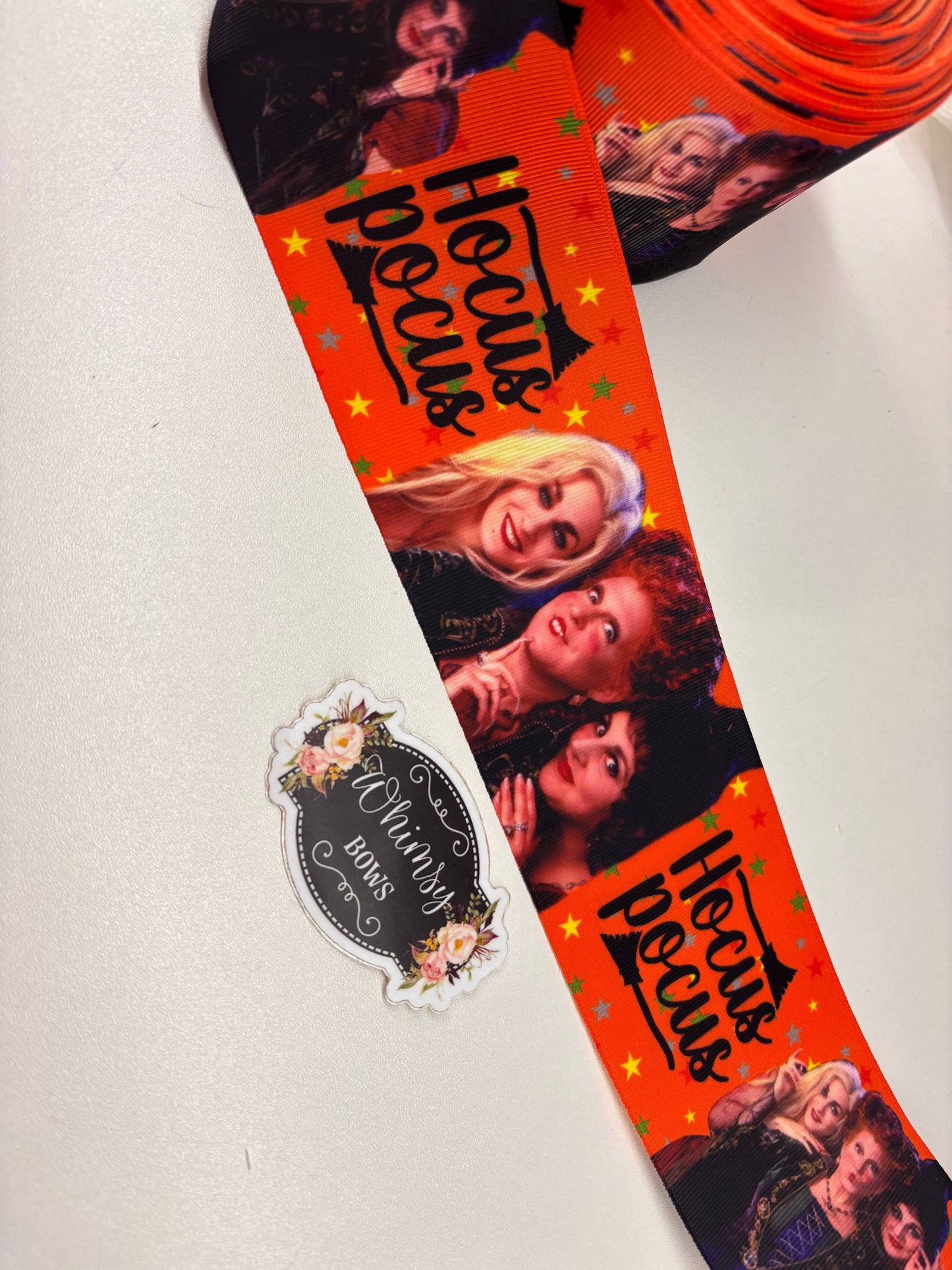 HOCUS POCUS GROUP 3 INCH ORANGE RIBBON