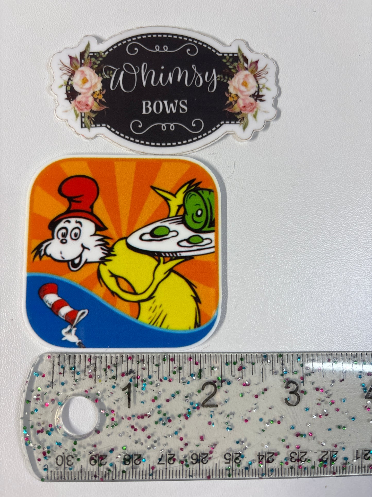 GREEN EGGS AND HAM DR SEUSS LARGE RESIN