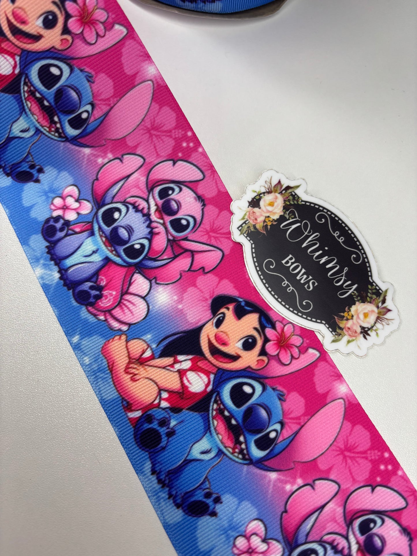 3 INCH LILO & STITCH ribbon