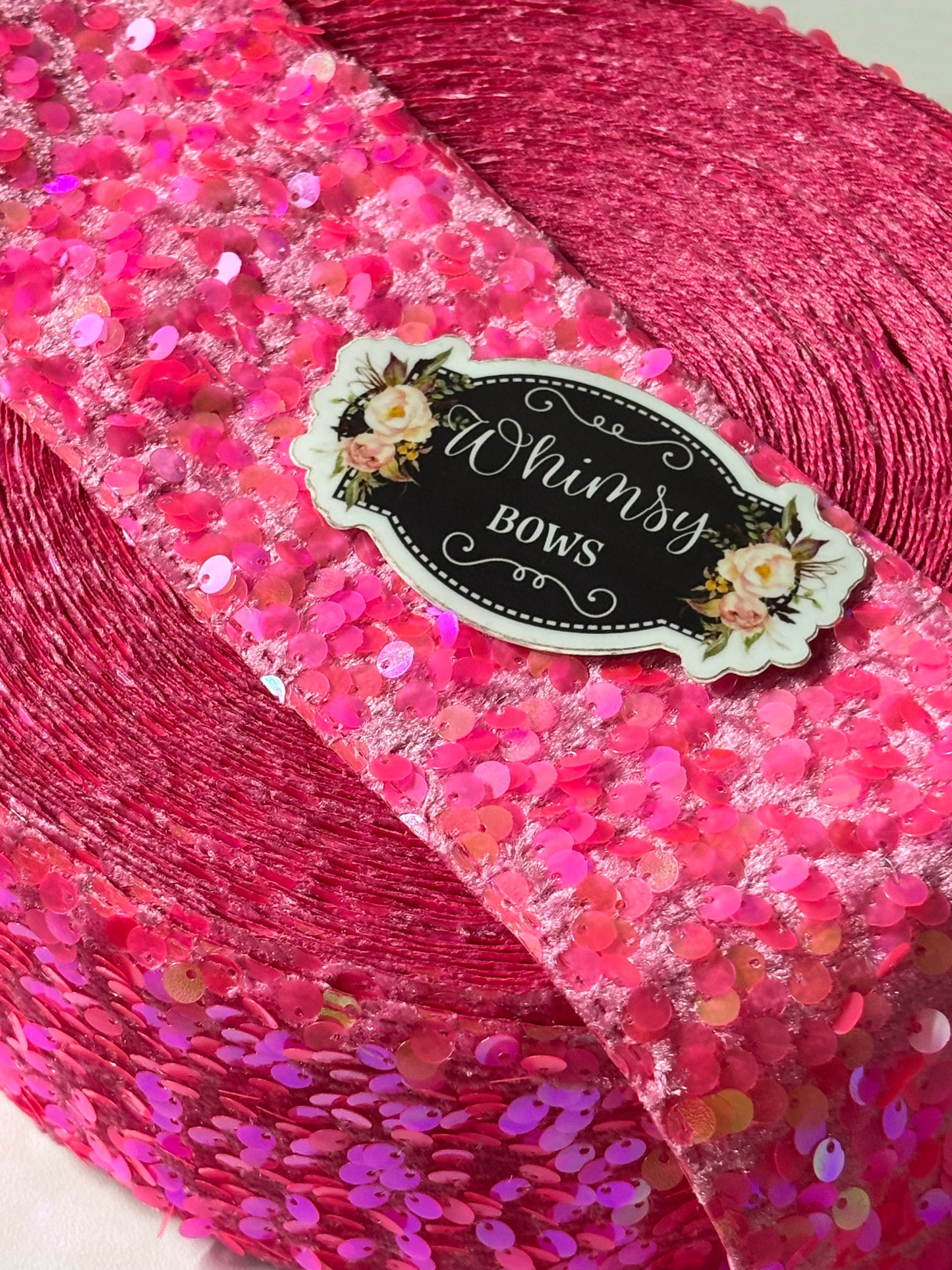 3 INCH PASSION FRUIT SEQUIN 36 inches ***