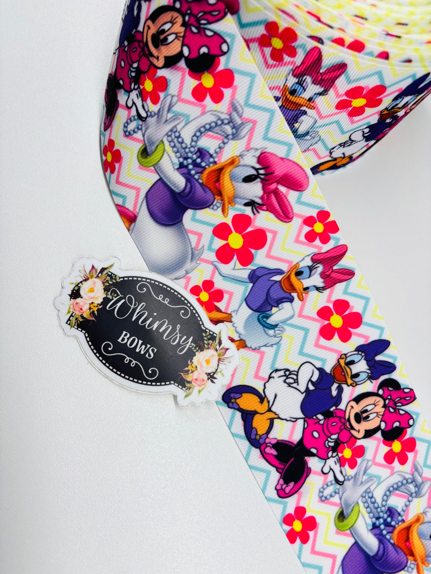 2 INCH MINNIE DAISY BEST FRIENDS RIBBON