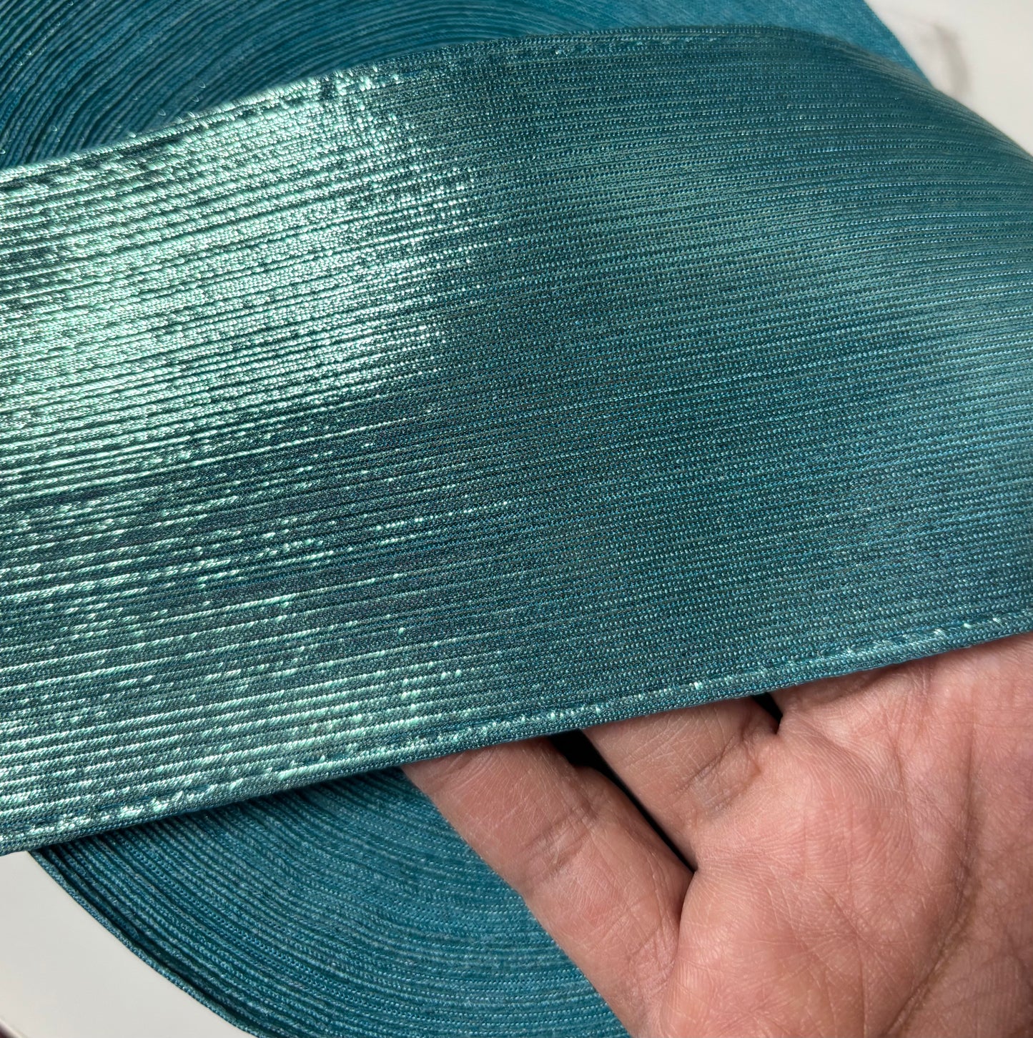 3 INCH SOFT METALLIC AQUA DARKER