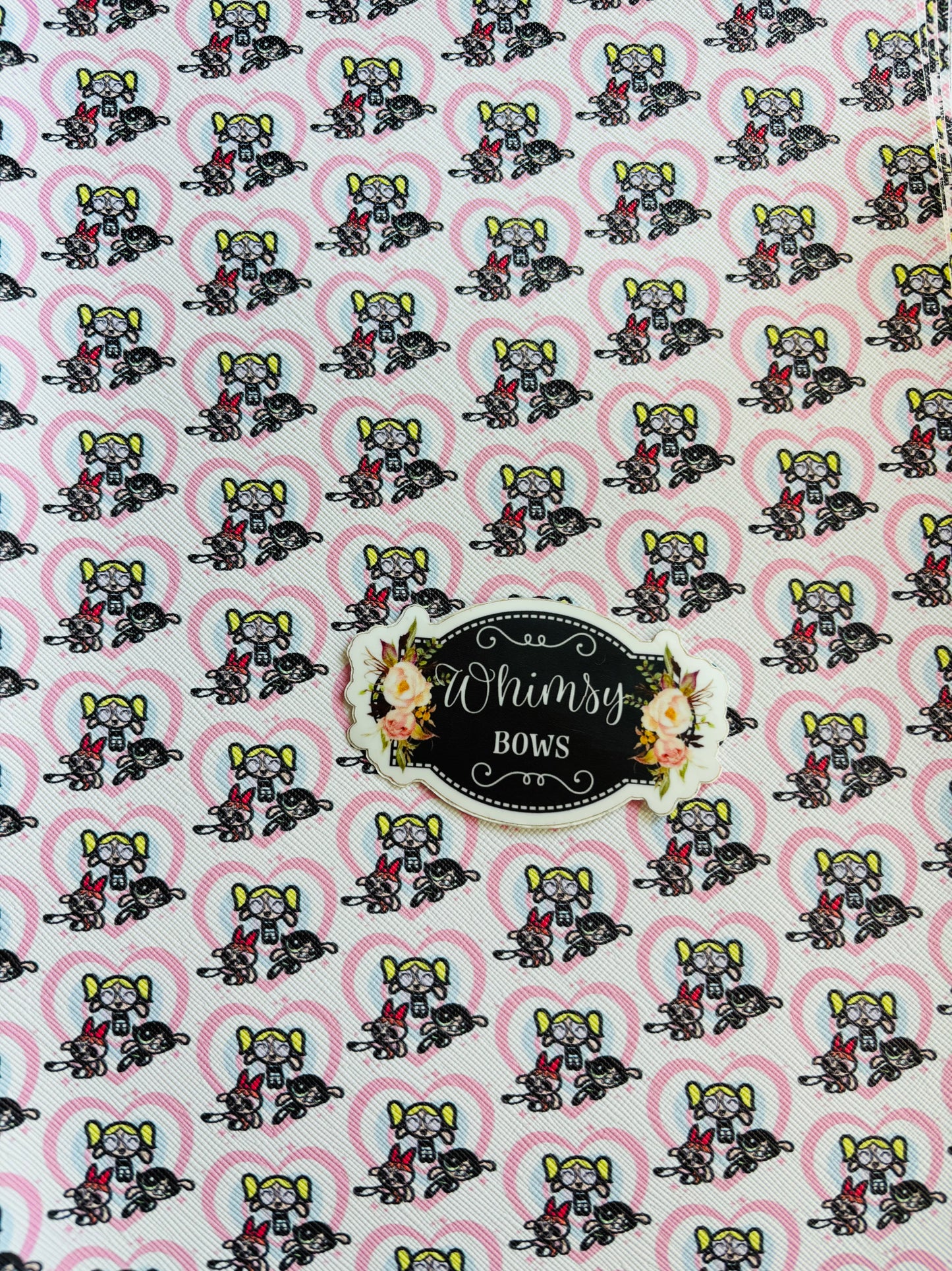 POWER PUFF GIRLS FAUX sheet 7.9 by 12.9 inches