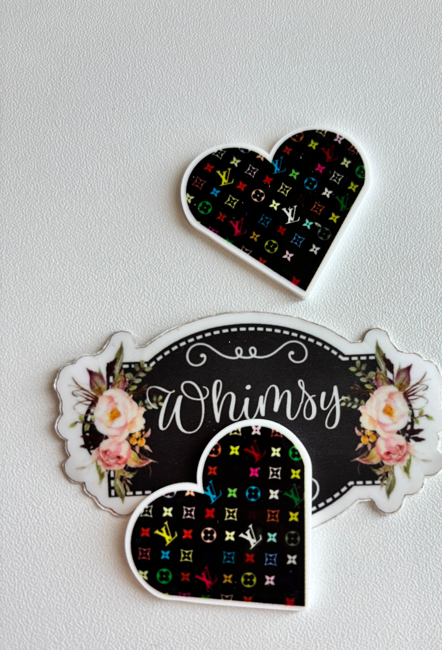 LV HEART RESIN SMALL