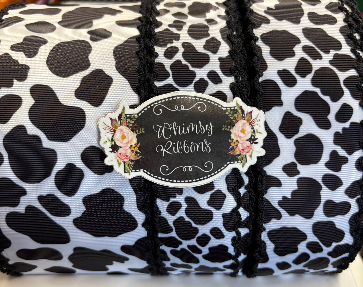 COW PRINT MOONSTITCH - choose size and yards