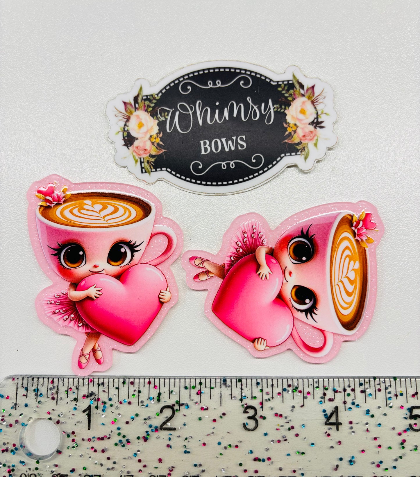 BALLERINA CAPPUCCINA GLITTER Large Resin