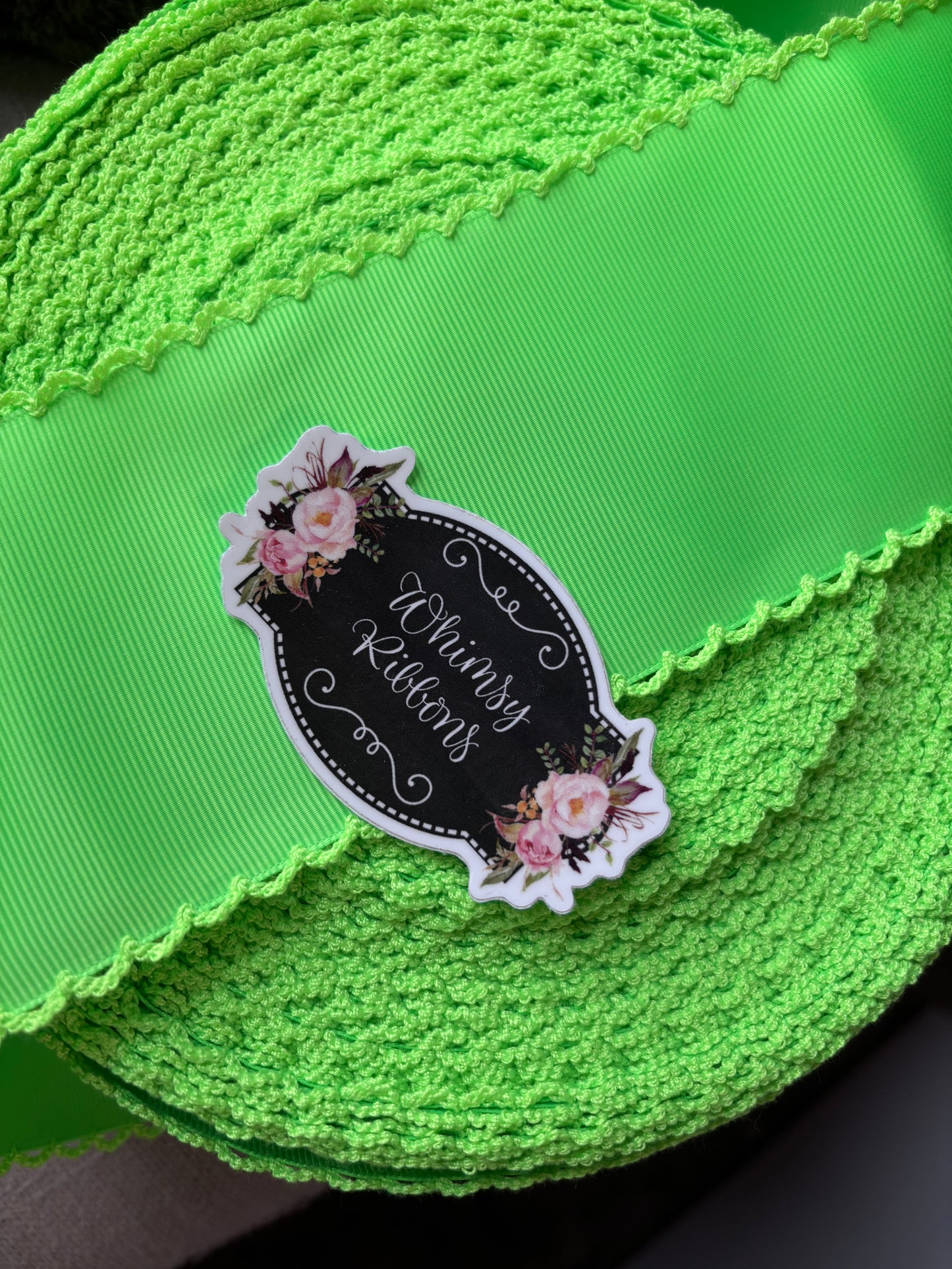 ACID GREEN MOONSTITCH 2 INCH