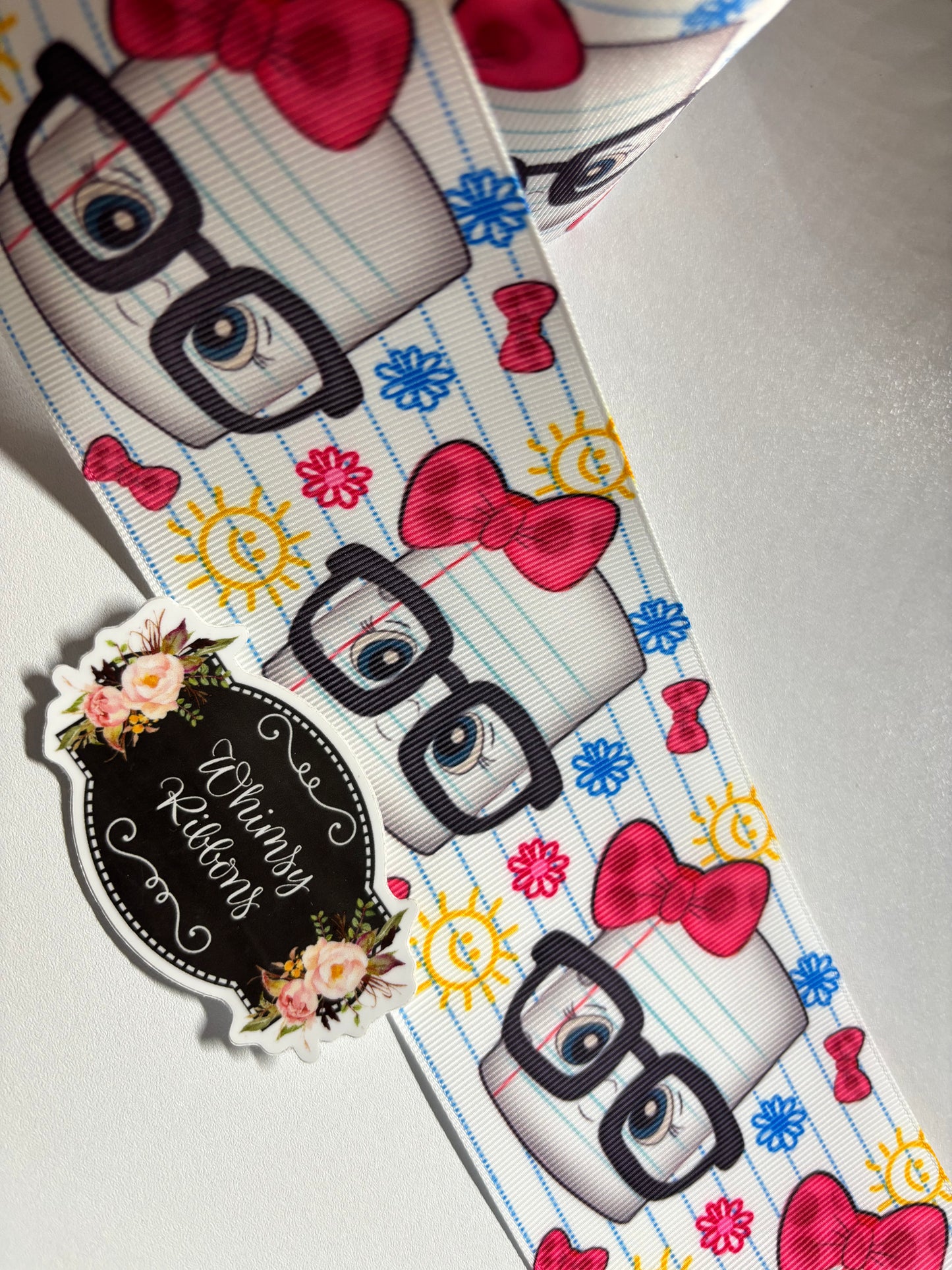 3 INCH NOTEBOOK SCHOOL RIBBON -1 YARD
