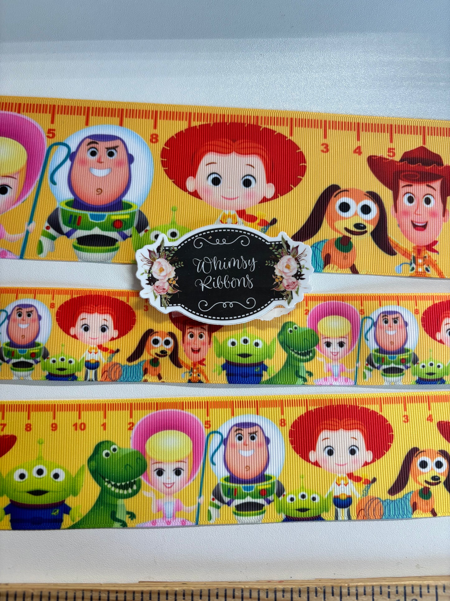 3 INCH TOY INSPIRED RIBBON - -1 YARD