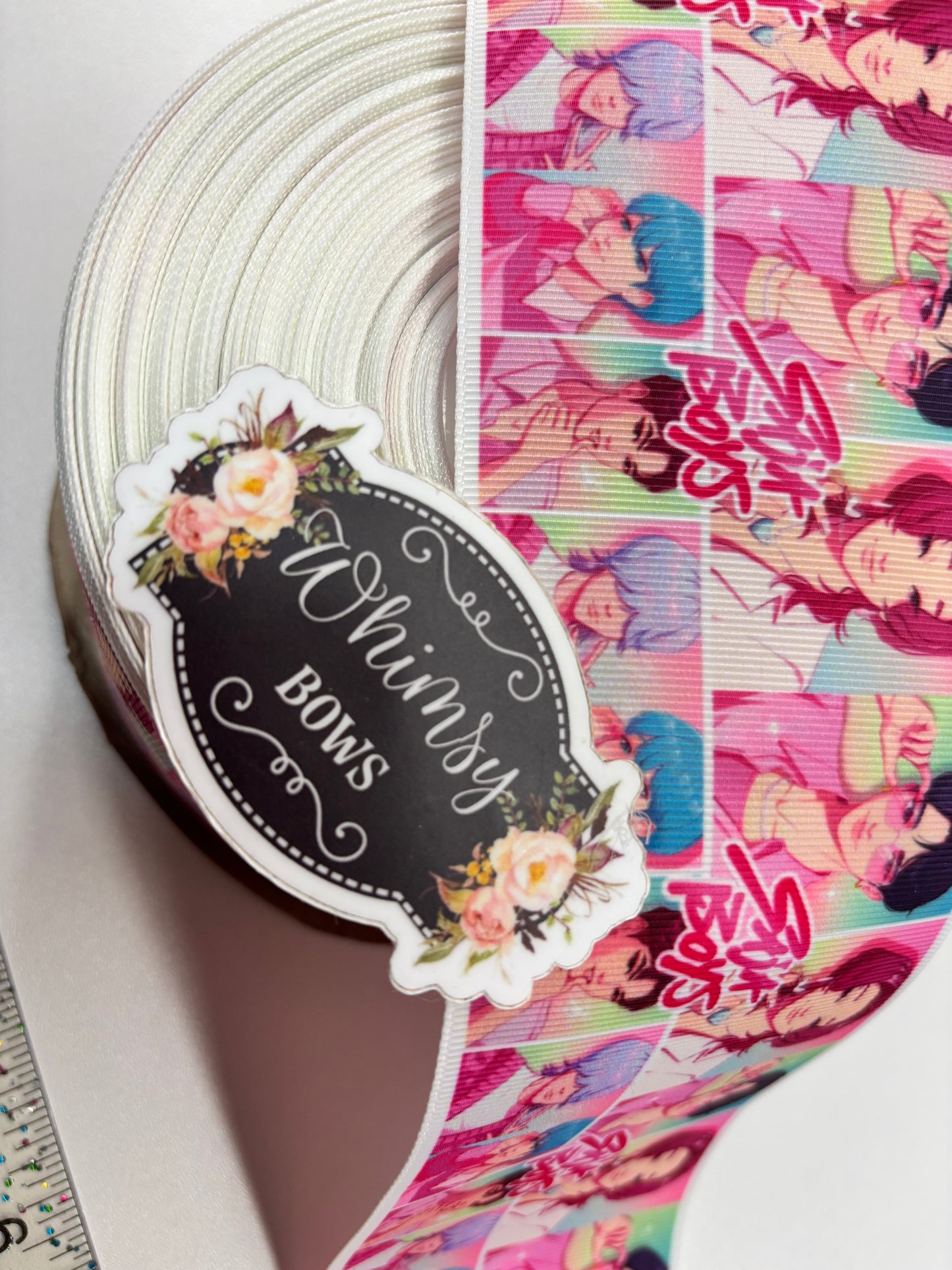 SAJA RIBBON DEMON HUNTER 3 inch GROSGRAIN RIBBON