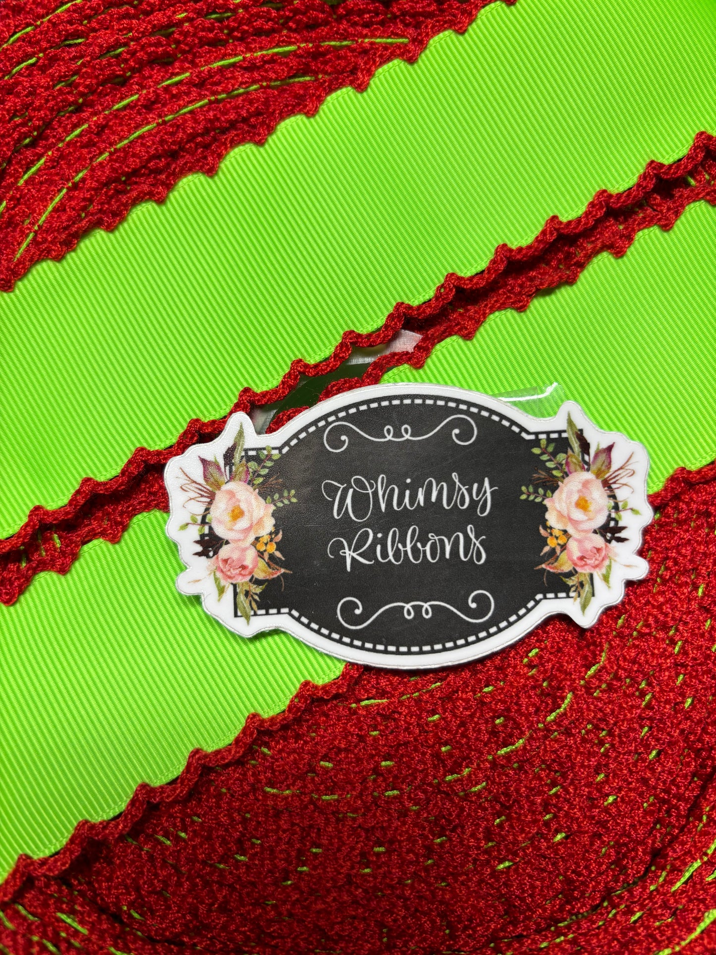 2 INCH ACID GREEN W RED STITCHING more neon like the green guy