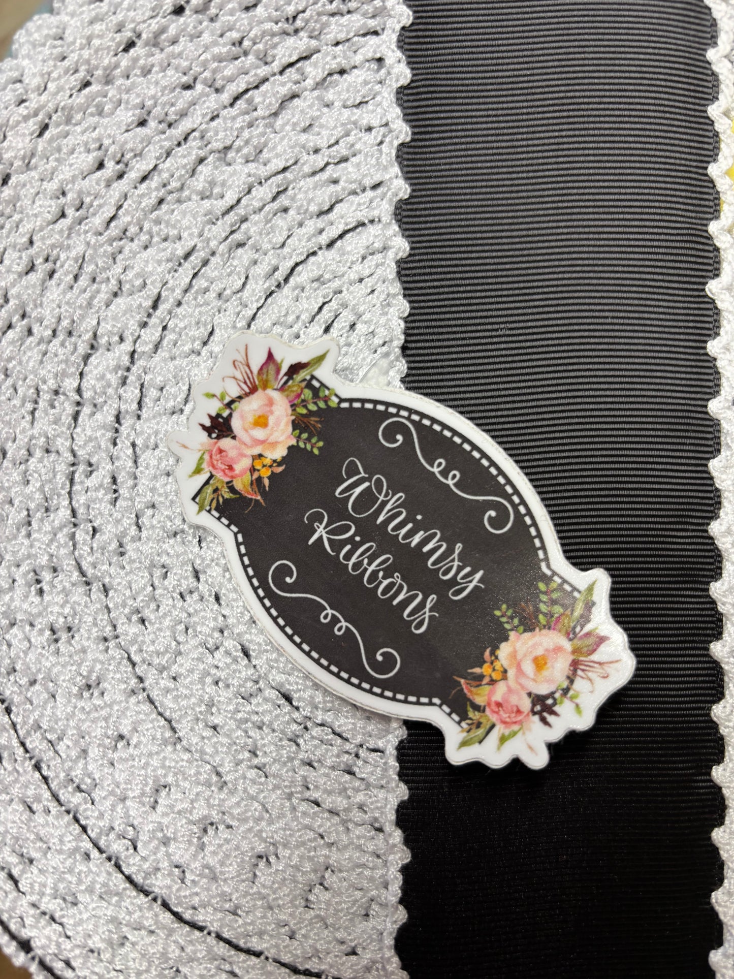 2.25 BLACK W WHITE MOONSTITCH