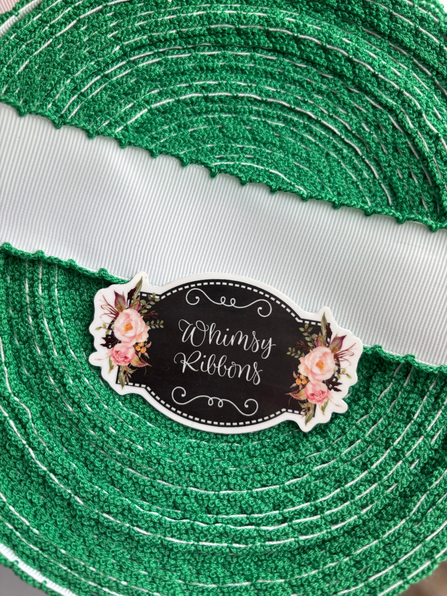 2.25 WHITE W CLASSIC GREEN STITCHING