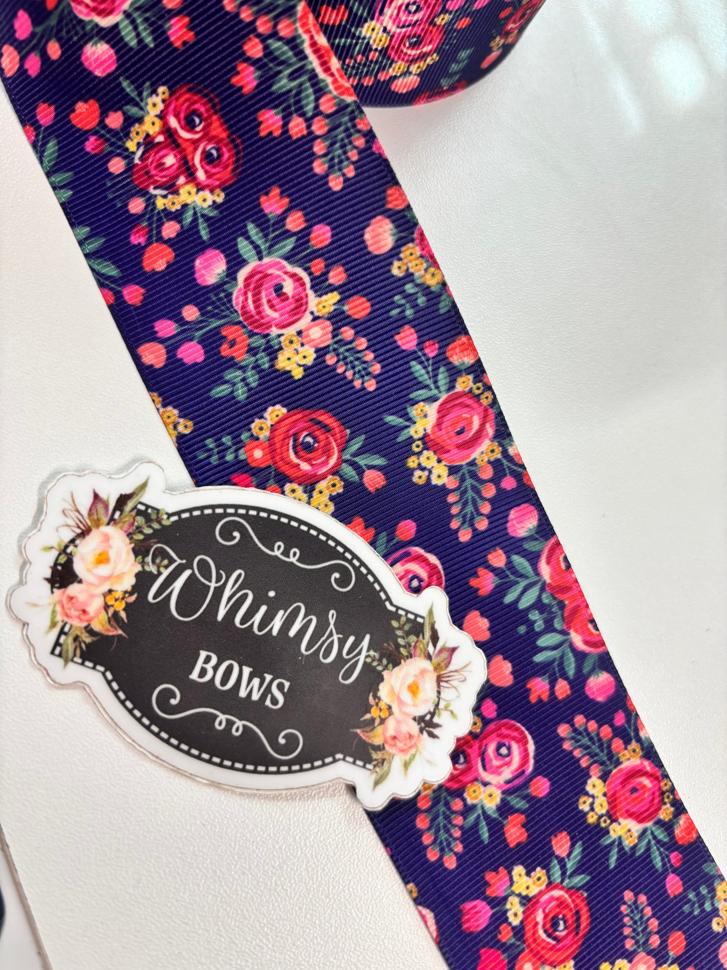 2 Inch FLORAL RIBBON ribbon