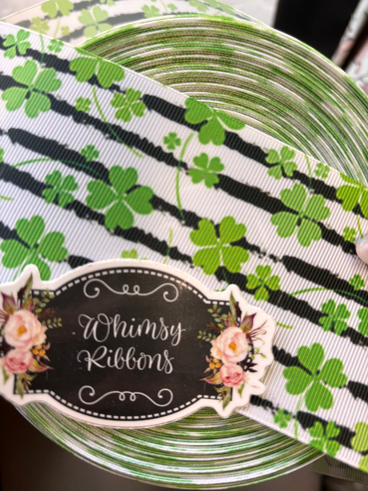 ST PATRICKS DAY RIBBON CHOOSE SIZE AND YARDS