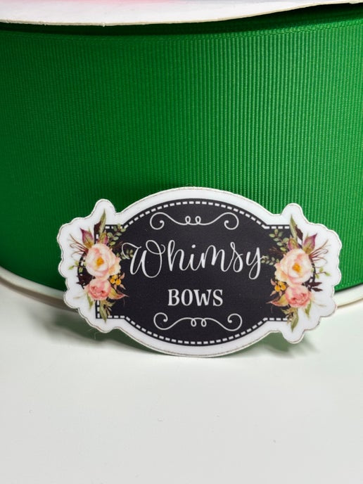 2 INCH SOLID EMERALD GREEN 3 YARD ROLL $1.25